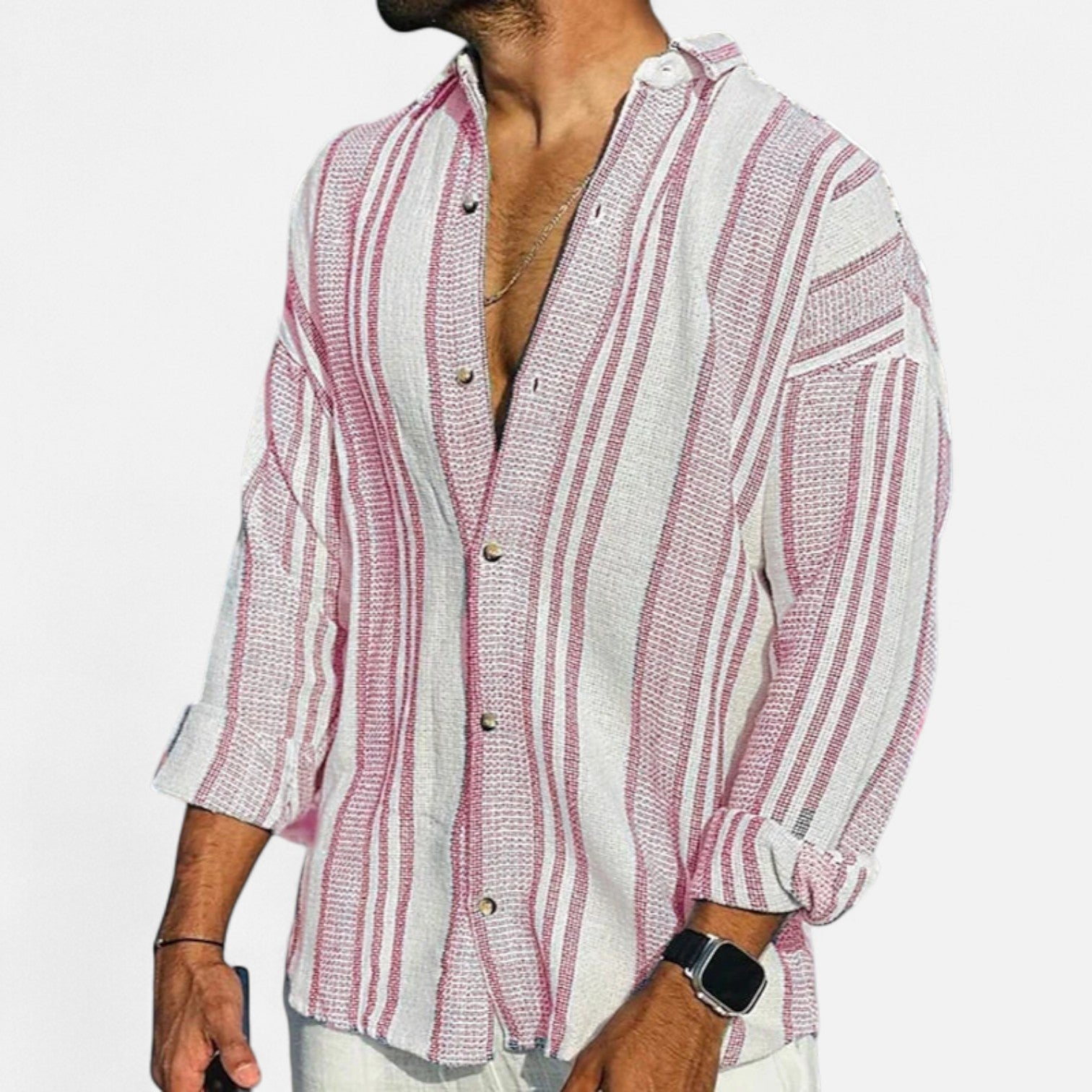 Eliaro Moda | Camisa Elegante de Lino para Hombre – Frescura Natural con Estilo Refinado y Atemporal