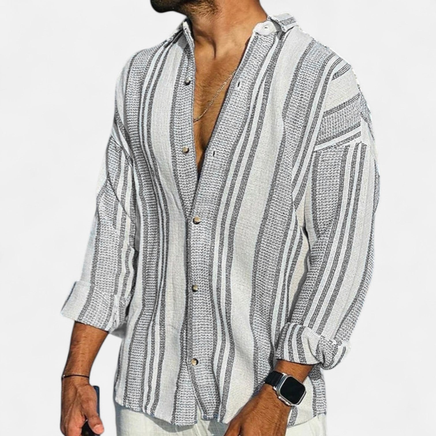 Eliaro Moda | Camisa Elegante de Lino para Hombre – Frescura Natural con Estilo Refinado y Atemporal