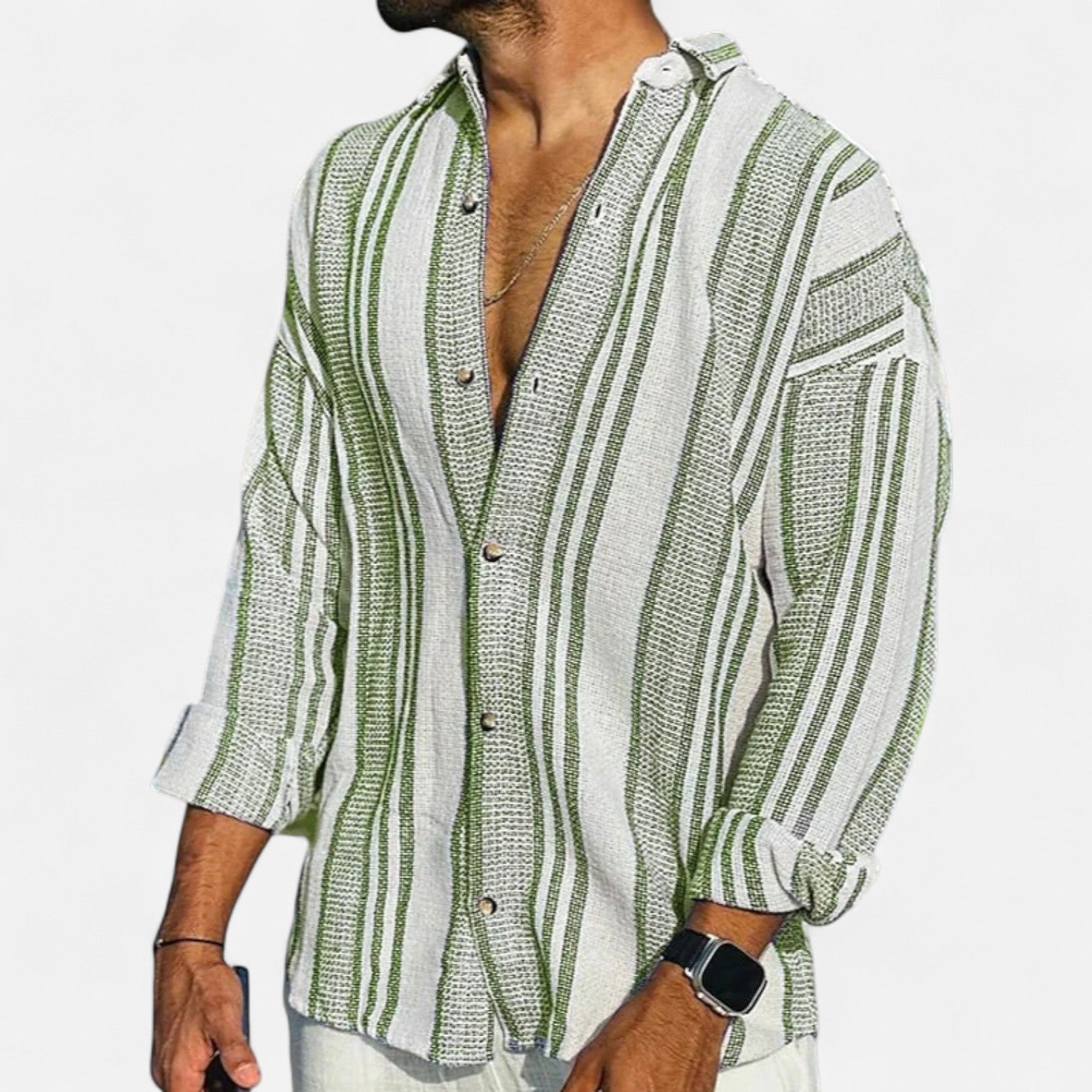 Eliaro Moda | Camisa Elegante de Lino para Hombre – Frescura Natural con Estilo Refinado y Atemporal