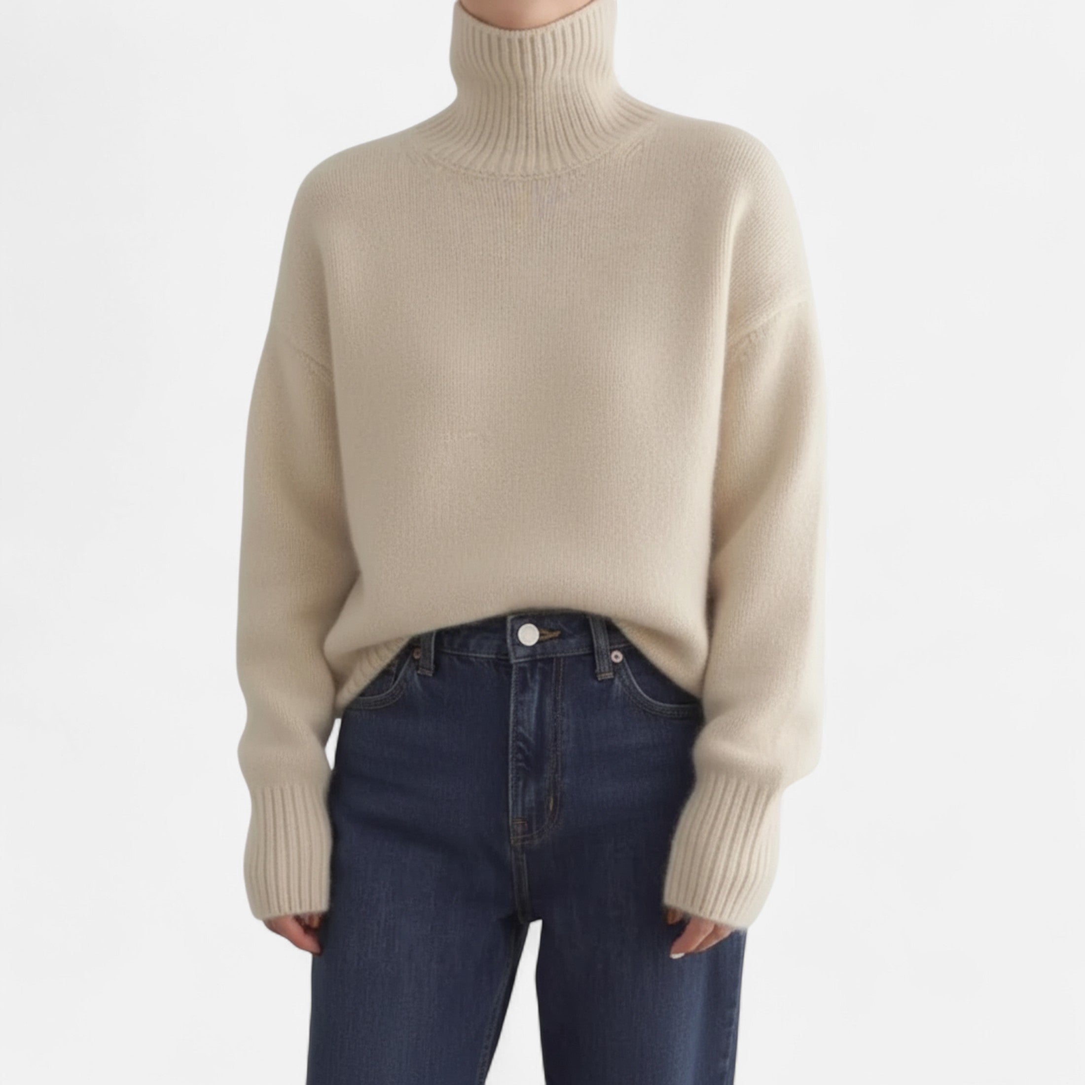 Eliaro Moda | Jersey Mujer Invierno Cuello Alto Cashmere