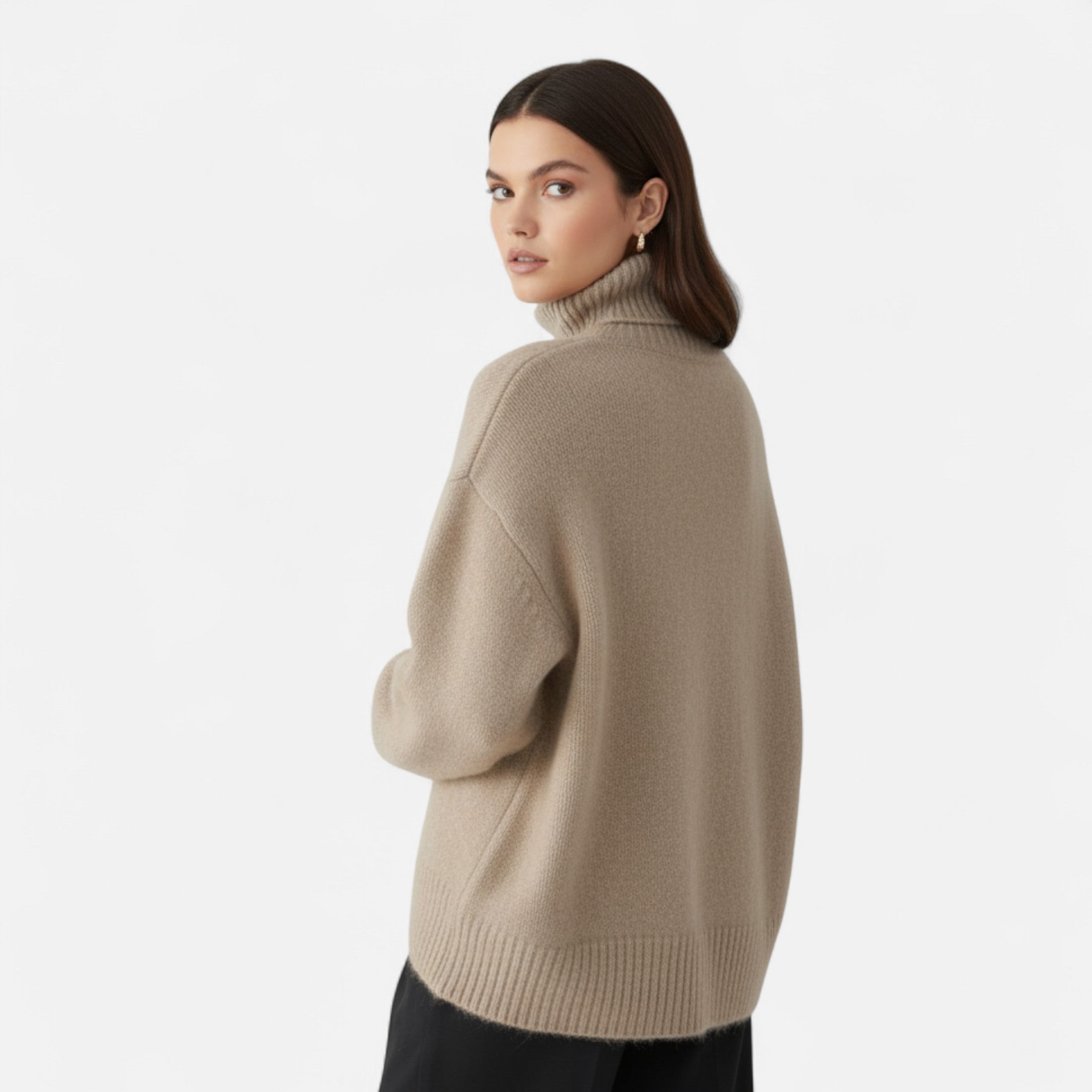 Eliaro Moda | Jersey Mujer Invierno Cuello Alto Cashmere