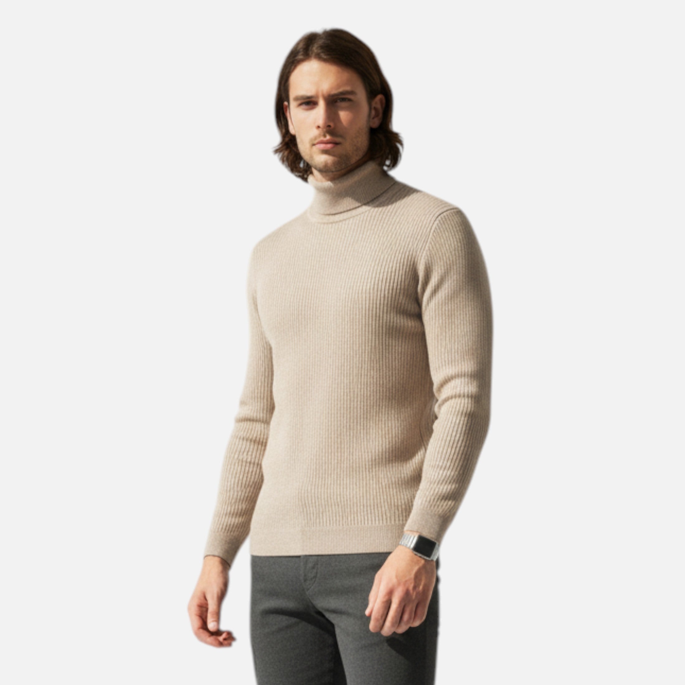 Eliaro Moda | Jersey de Cuello Alto Clásico para Hombre