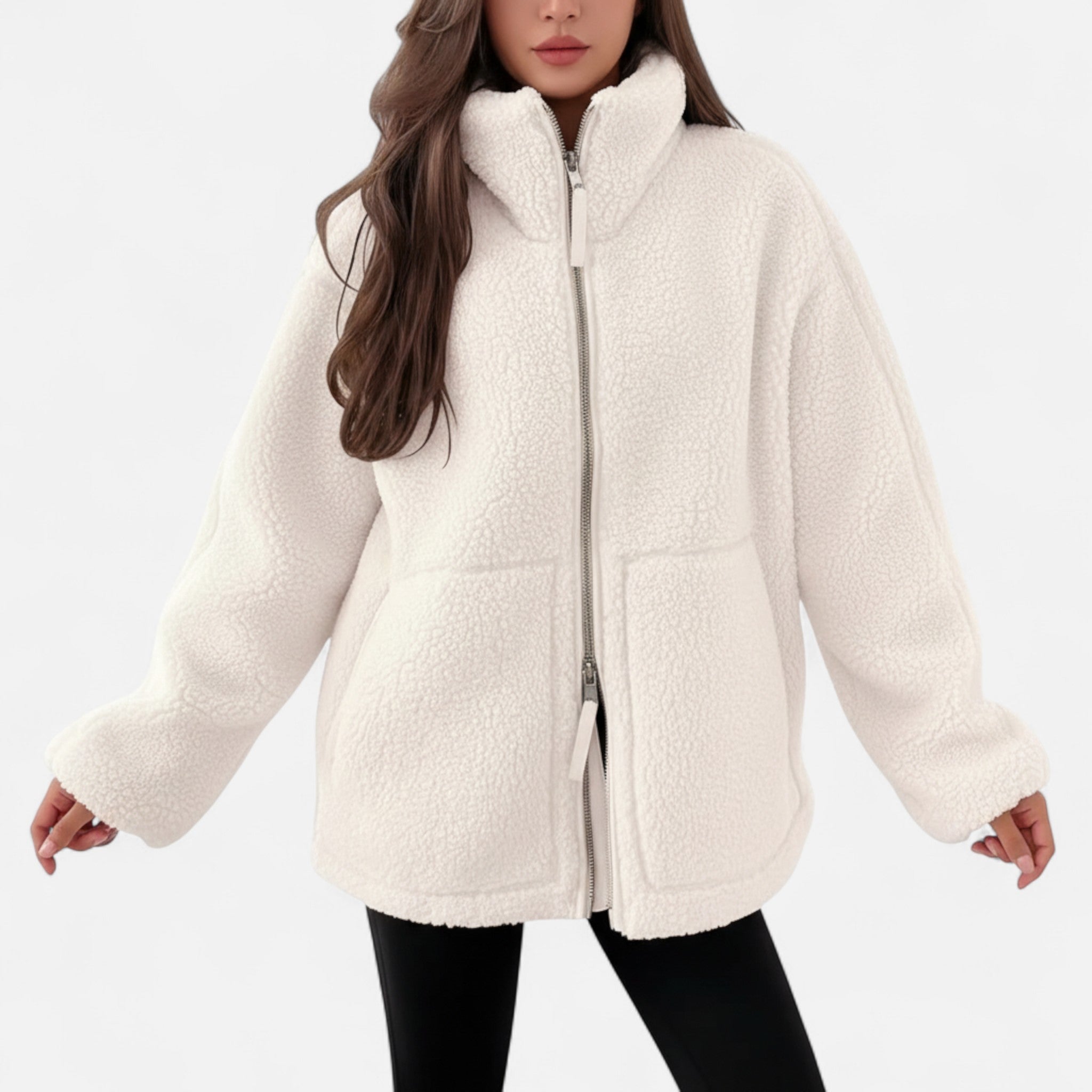 Eliaro Moda | Chaqueta de Invierno con Cremallera y Corte Estructurado de Lujo