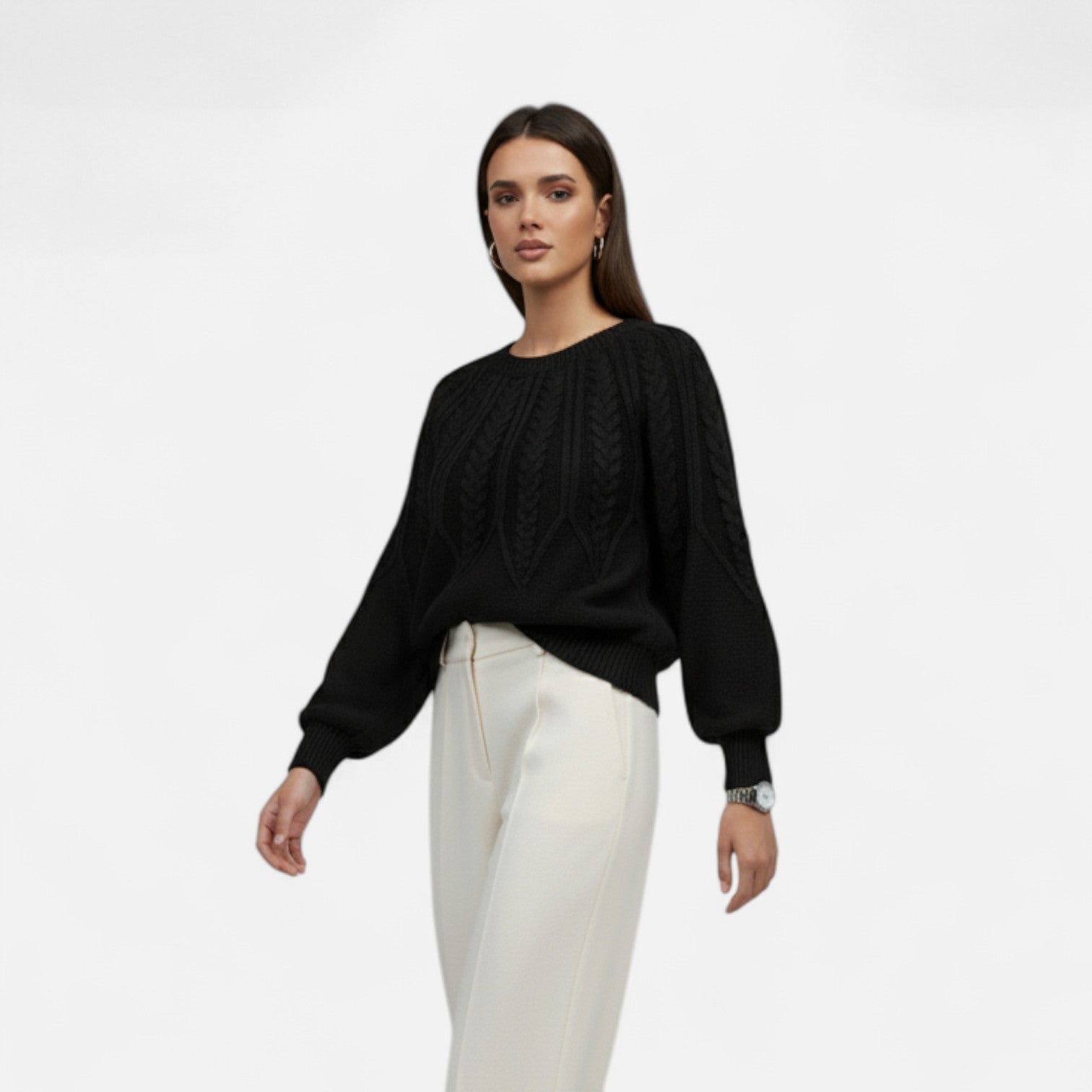 Eliaro Moda | Jersey Clásico de Manga Larga Mujer
