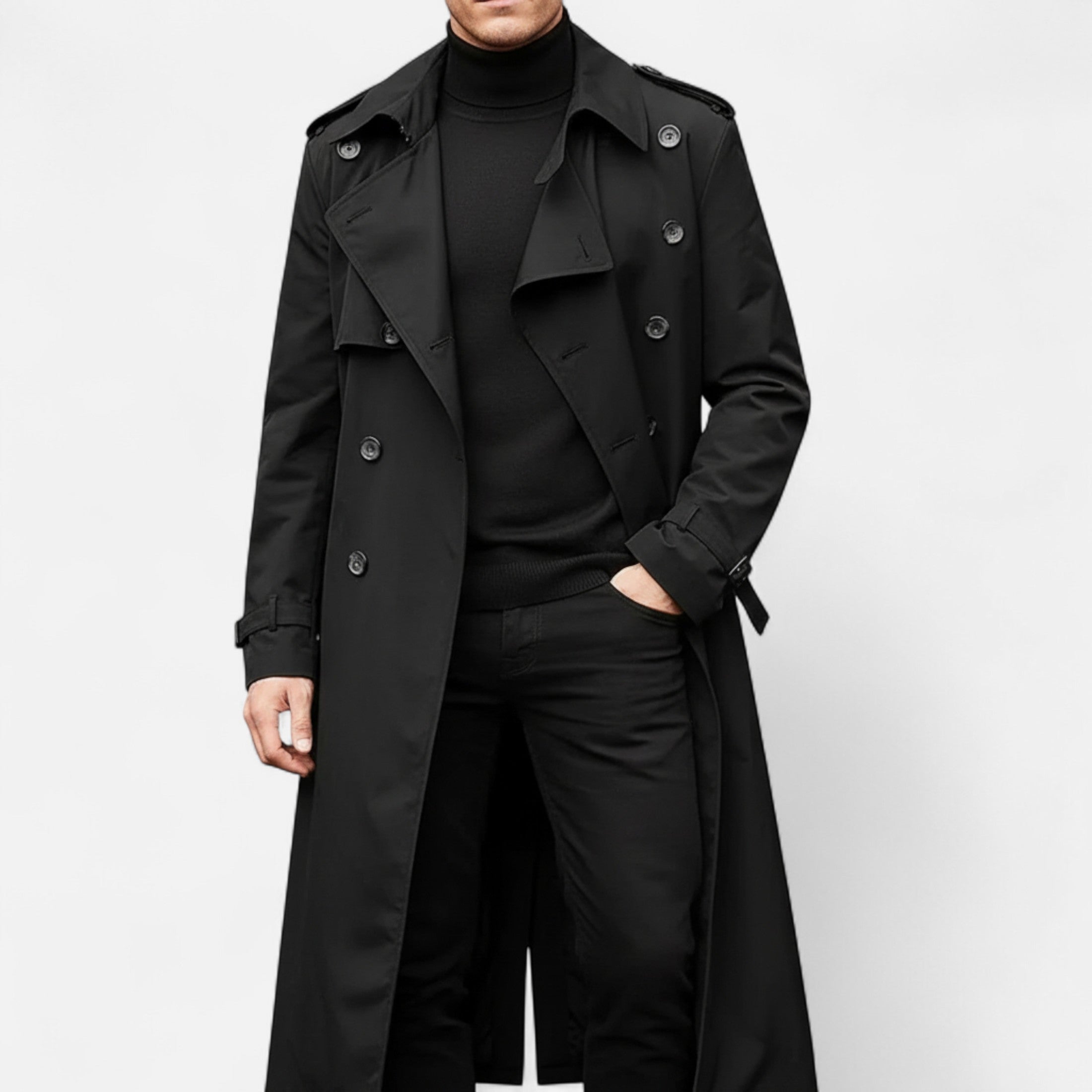 Eliaro Moda | Abrigo Trench Hombre Invierno Estilo Refinado