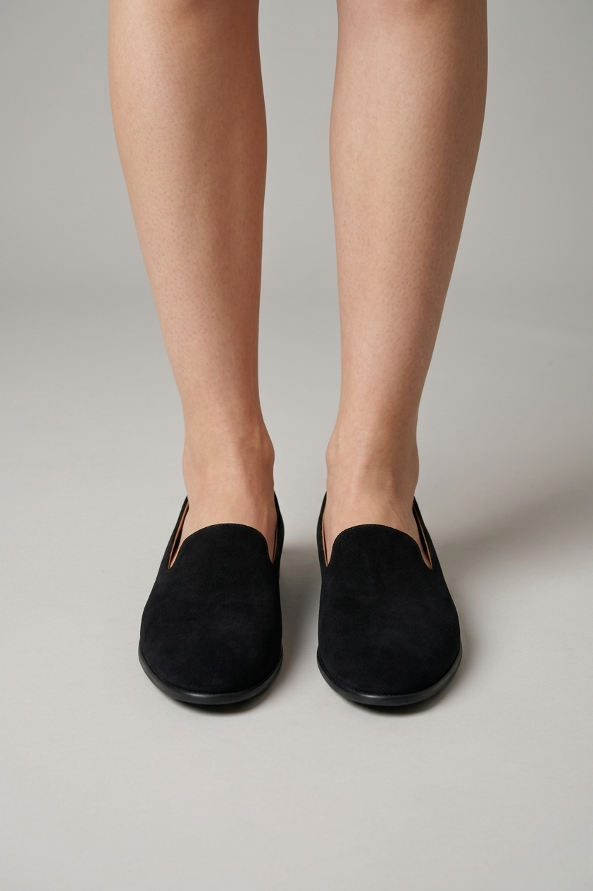 Dámské mokasíny slip-on s tenkou špičkou a flexibilní podrážkou