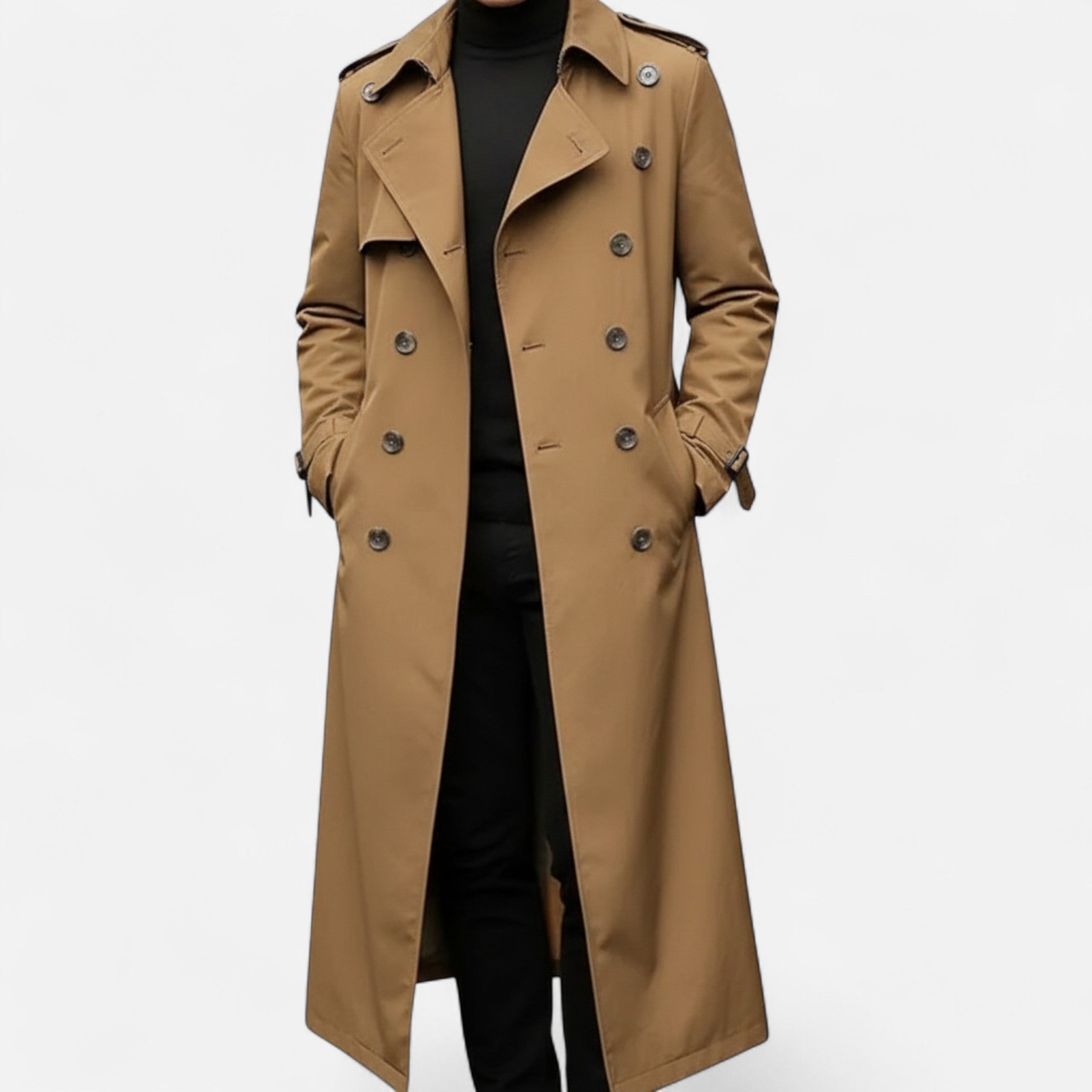 Eliaro Moda | Abrigo Trench Hombre Invierno Estilo Refinado