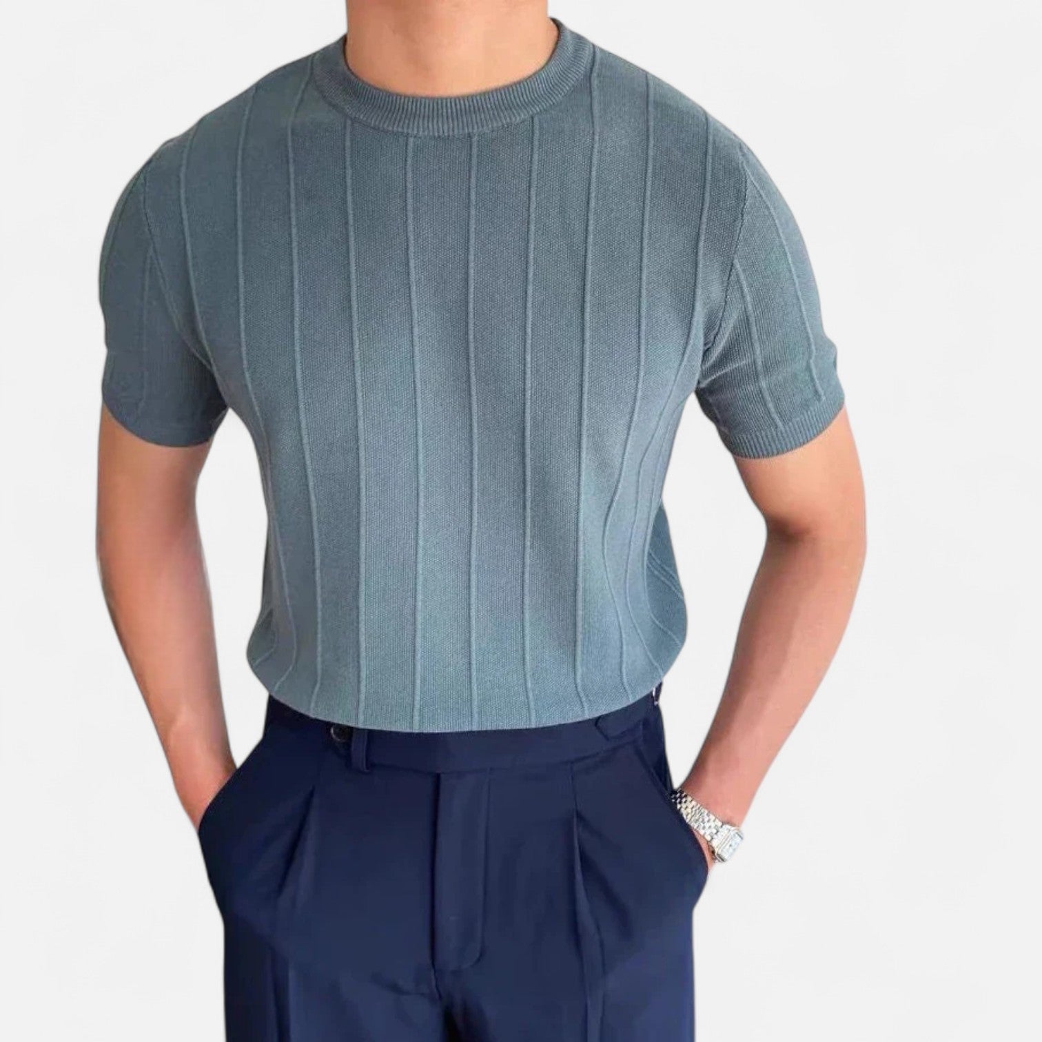 Eliaro Moda | Camiseta para Hombre Estilo Old Money – Lujo Discreto, Sofisticación Atemporal