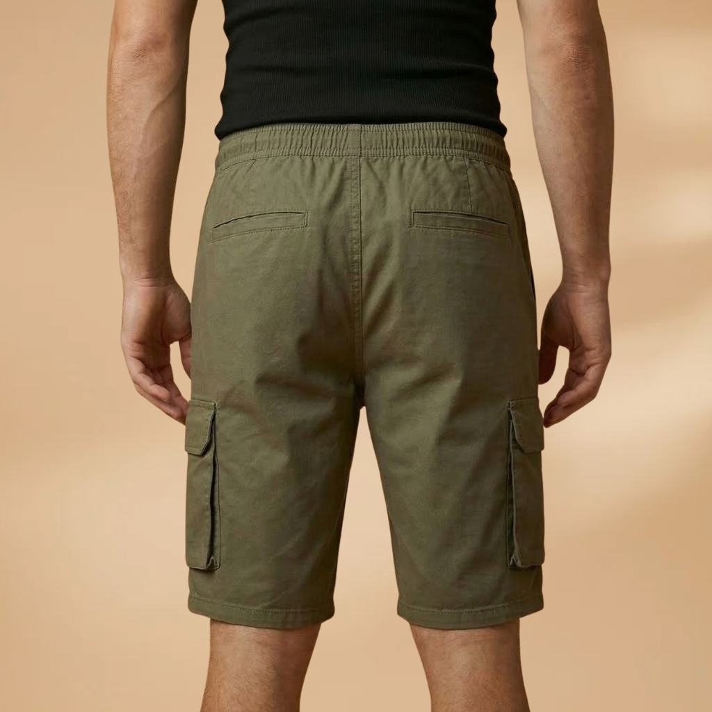 Shorts cargo pour homme - shorts d'été décontractés avec cordon de serrage