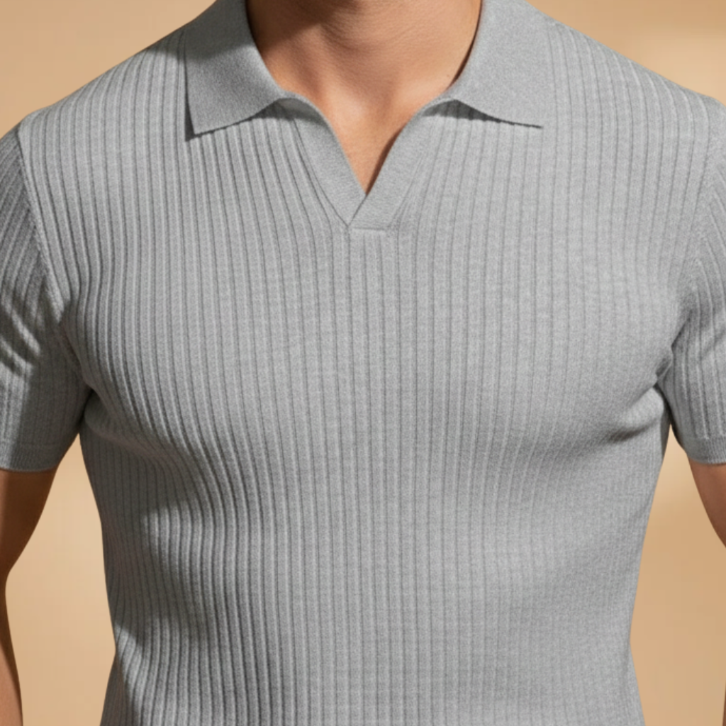 Polo en maille homme | t-shirt coupe slim pour bureau