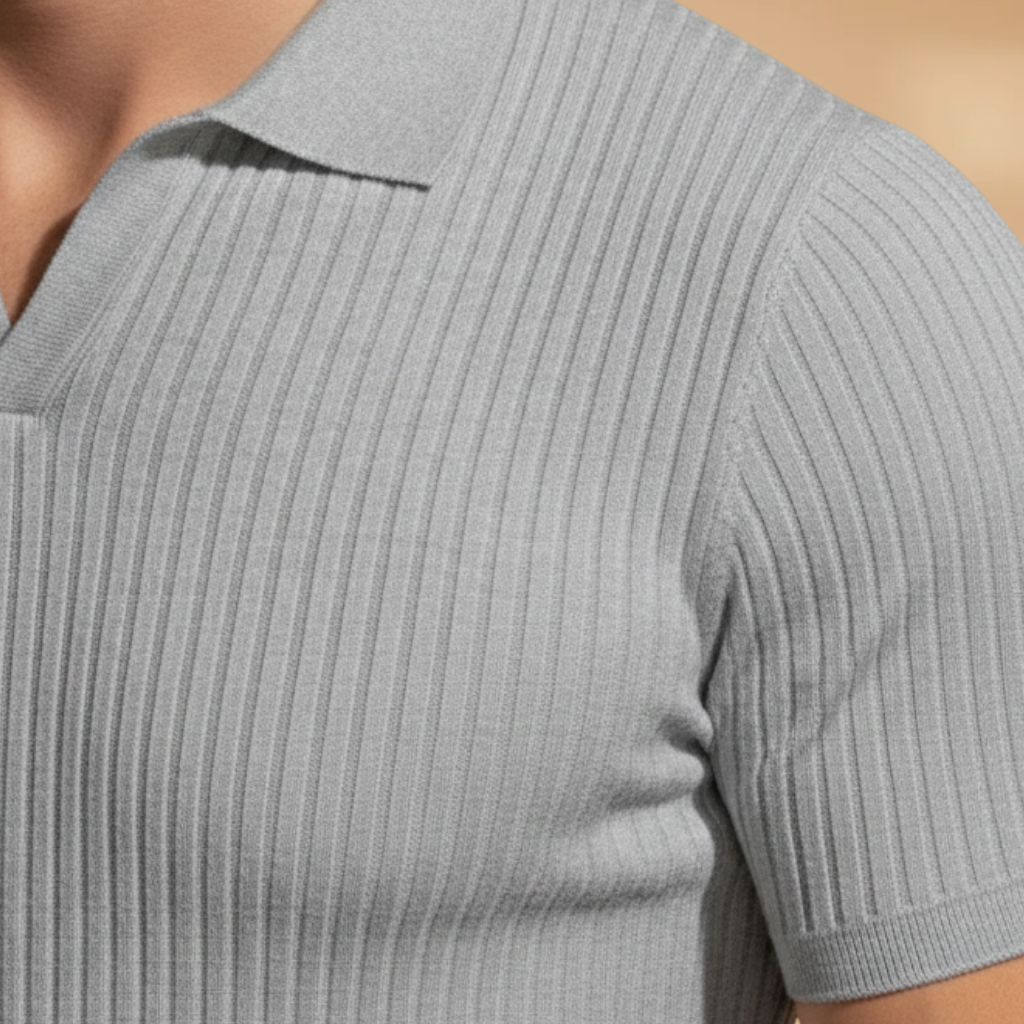 Polo en maille homme | t-shirt coupe slim pour bureau