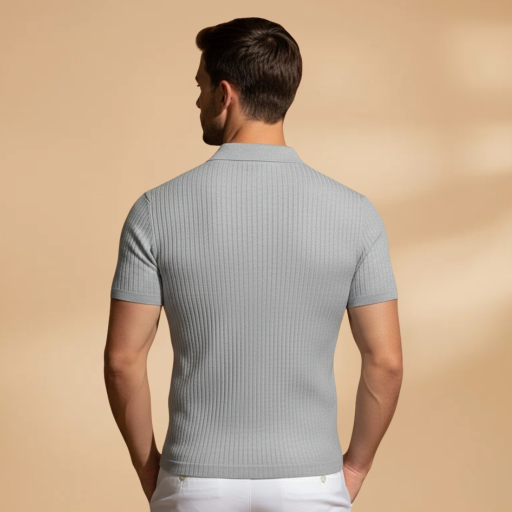 Polo en maille homme | t-shirt coupe slim pour bureau