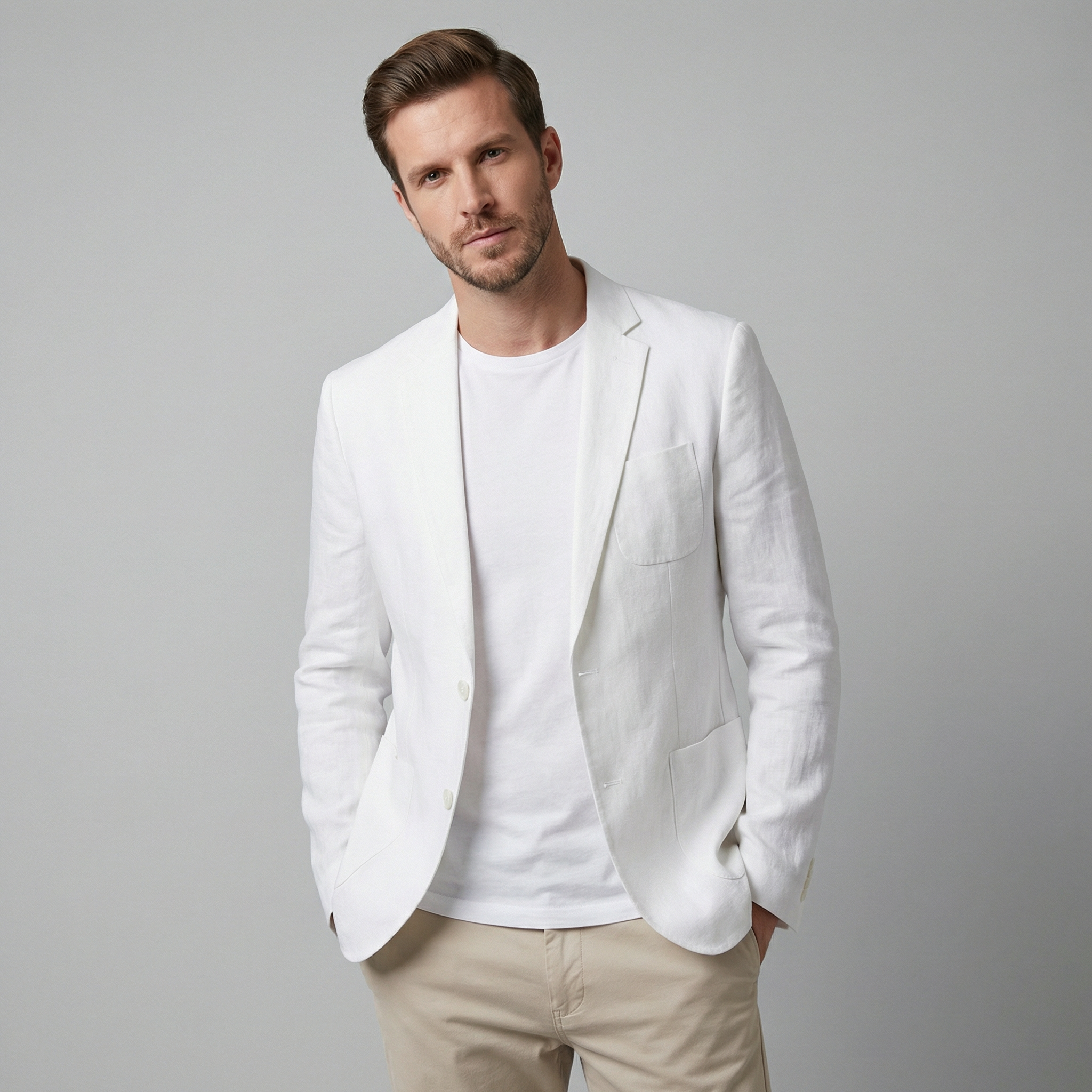 Men's linen blazer | lightweight jacket for events