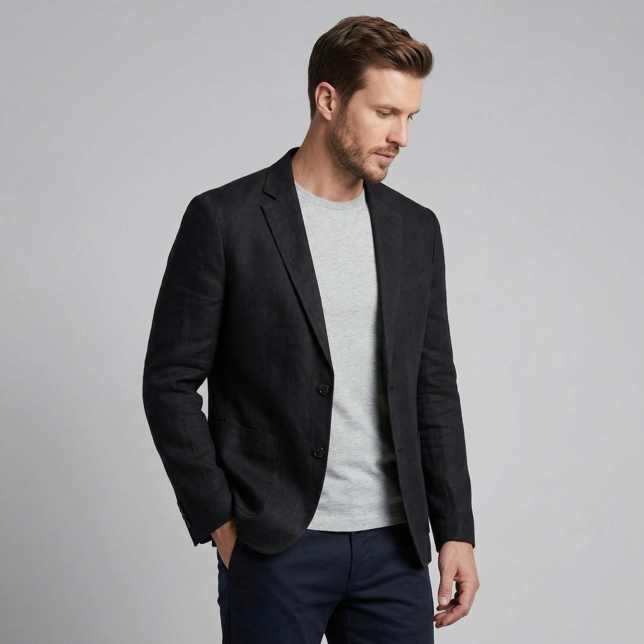 Men's linen blazer | lightweight jacket for events