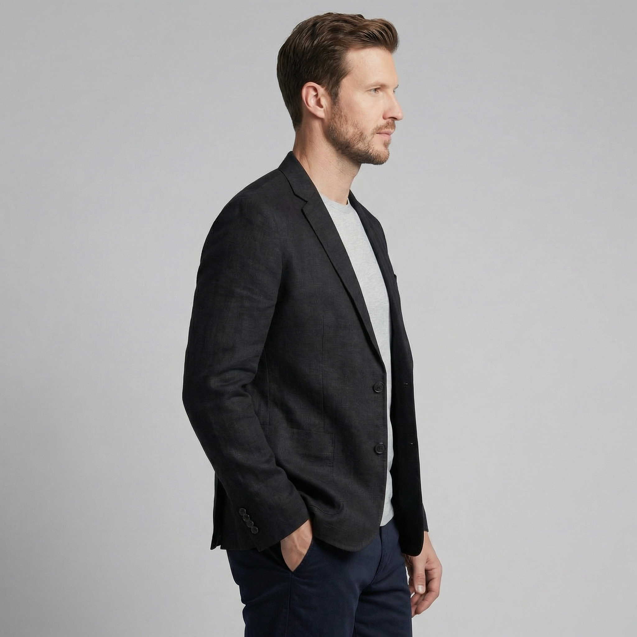 Men's linen blazer | lightweight jacket for events