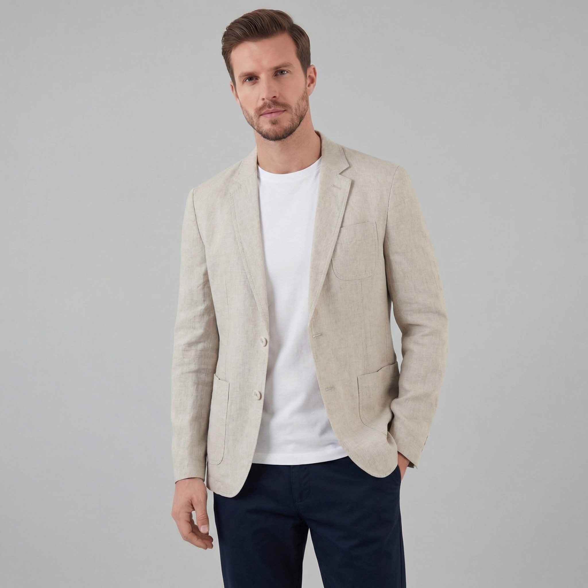 Men's linen blazer | lightweight jacket for events