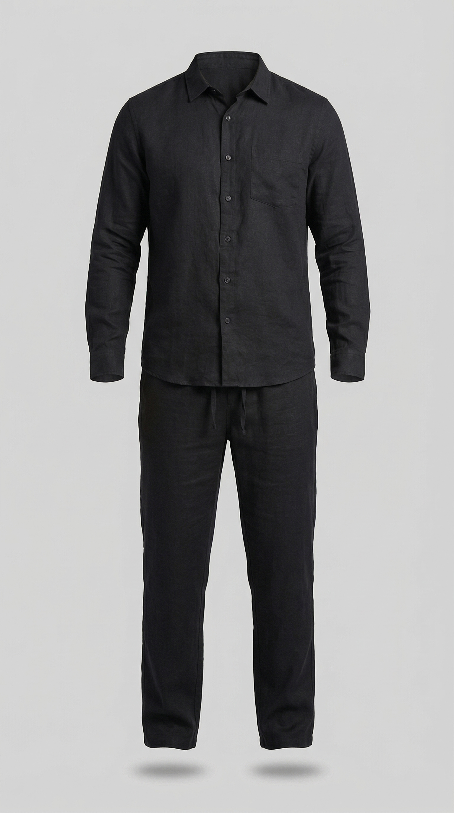 Ensemble homme en lin | ensemble deux pièces coupe slim