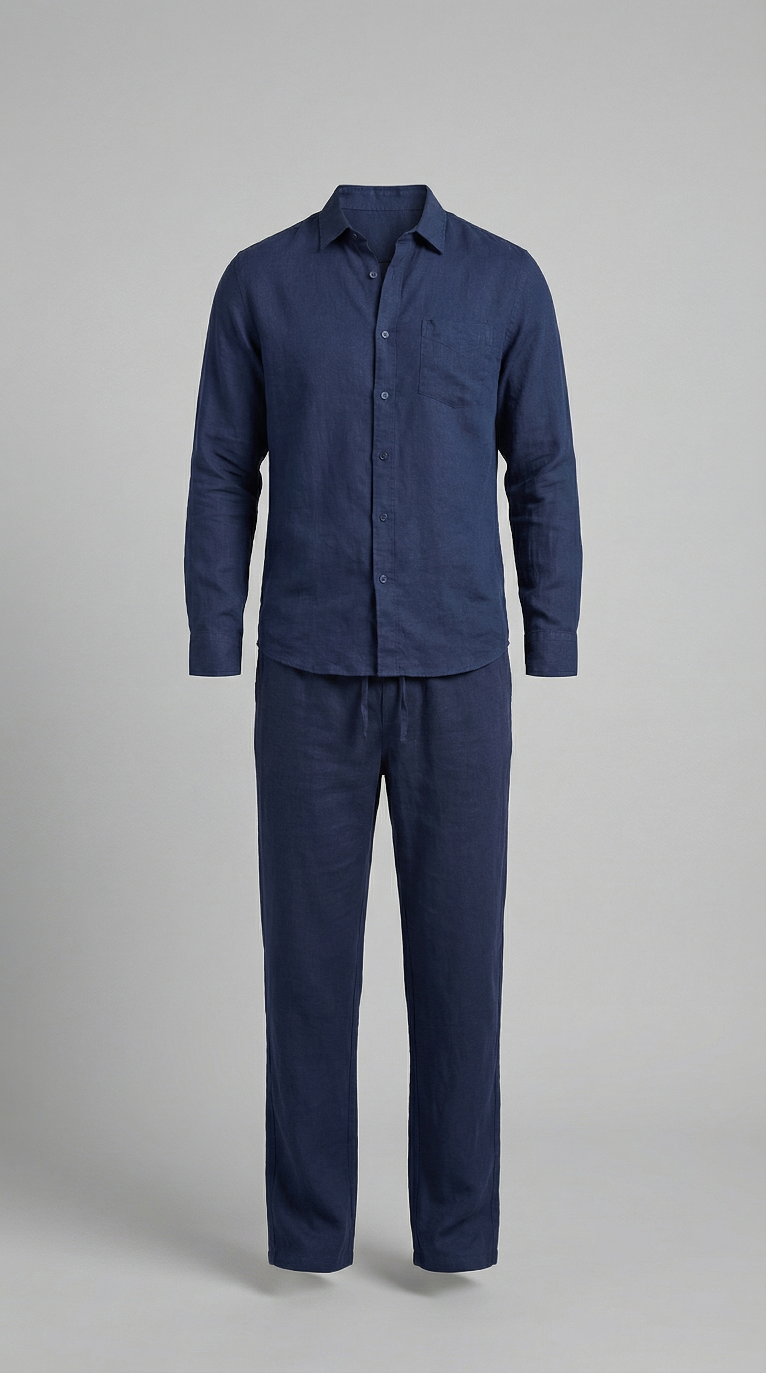 Ensemble homme en lin | ensemble deux pièces coupe slim