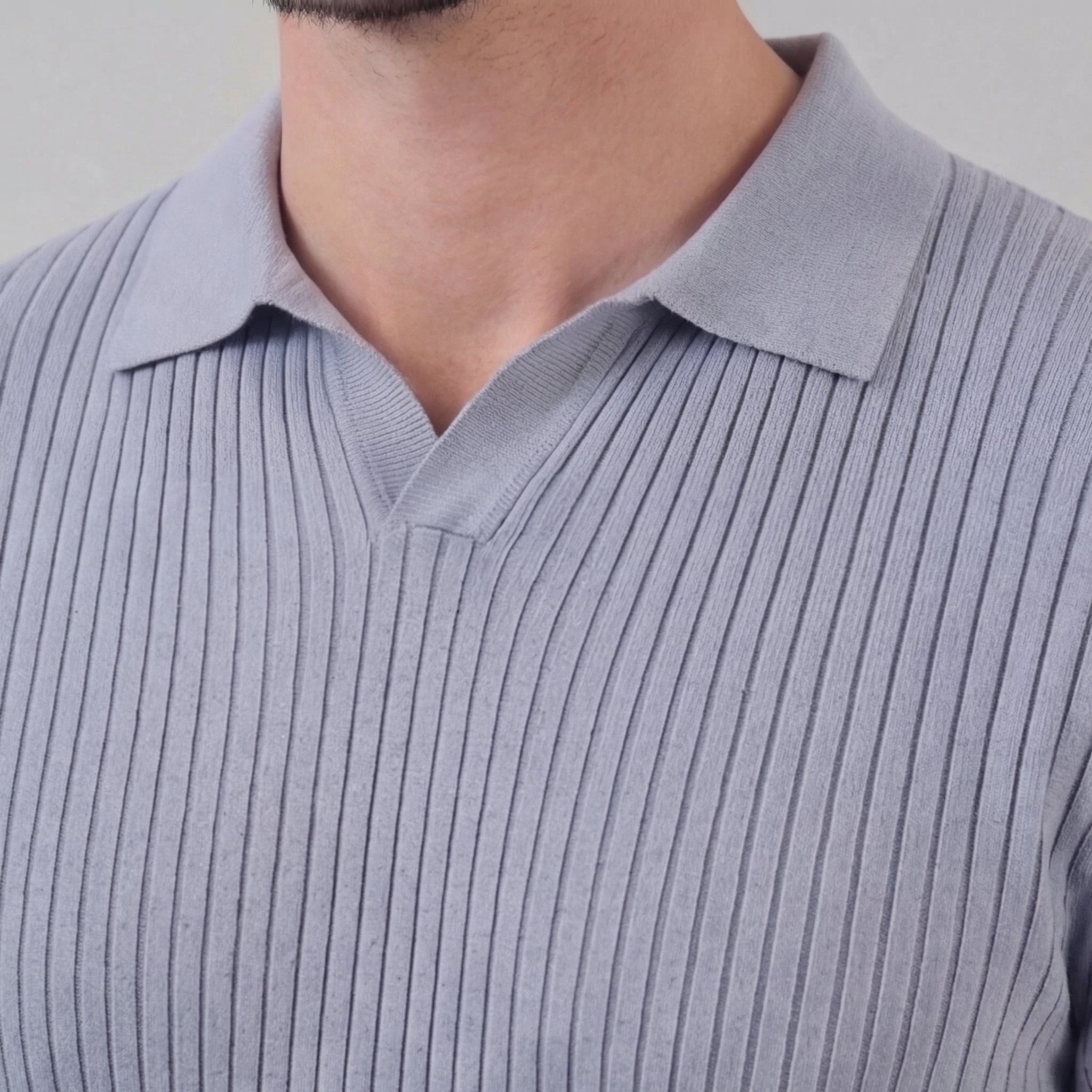 Polo punto hombre | camiseta de algodón entallada