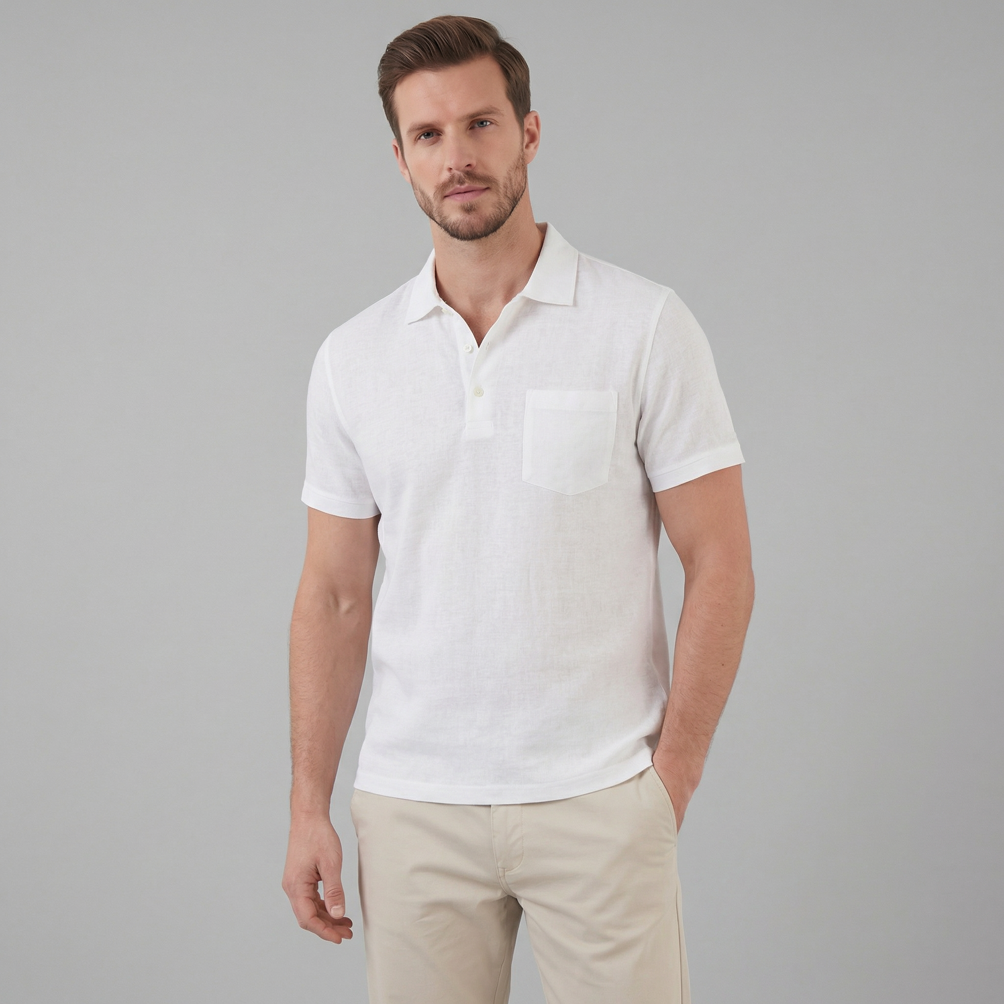 Polo manches courtes homme | t-shirt d'été décontracté