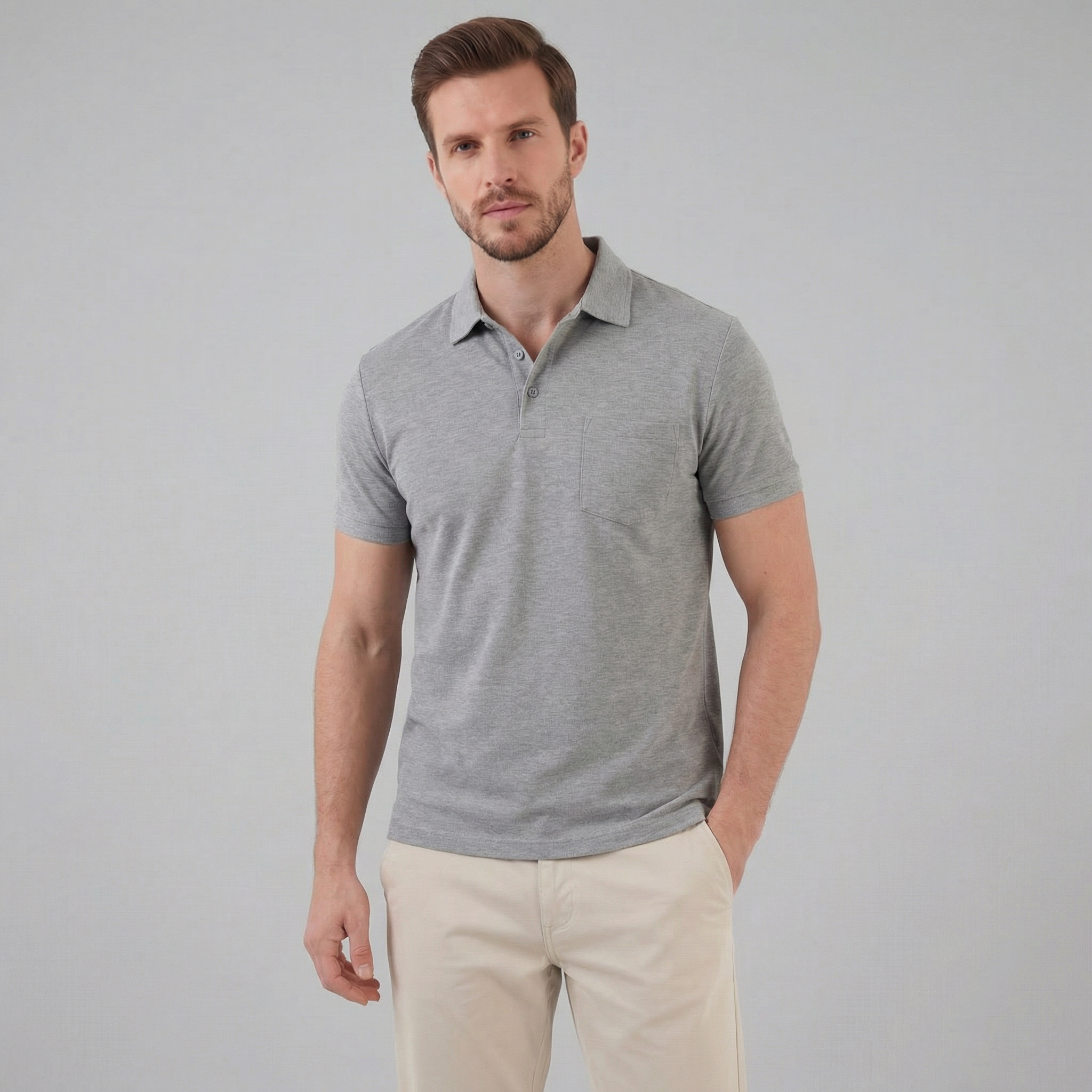 Polo manches courtes homme | t-shirt d'été décontracté
