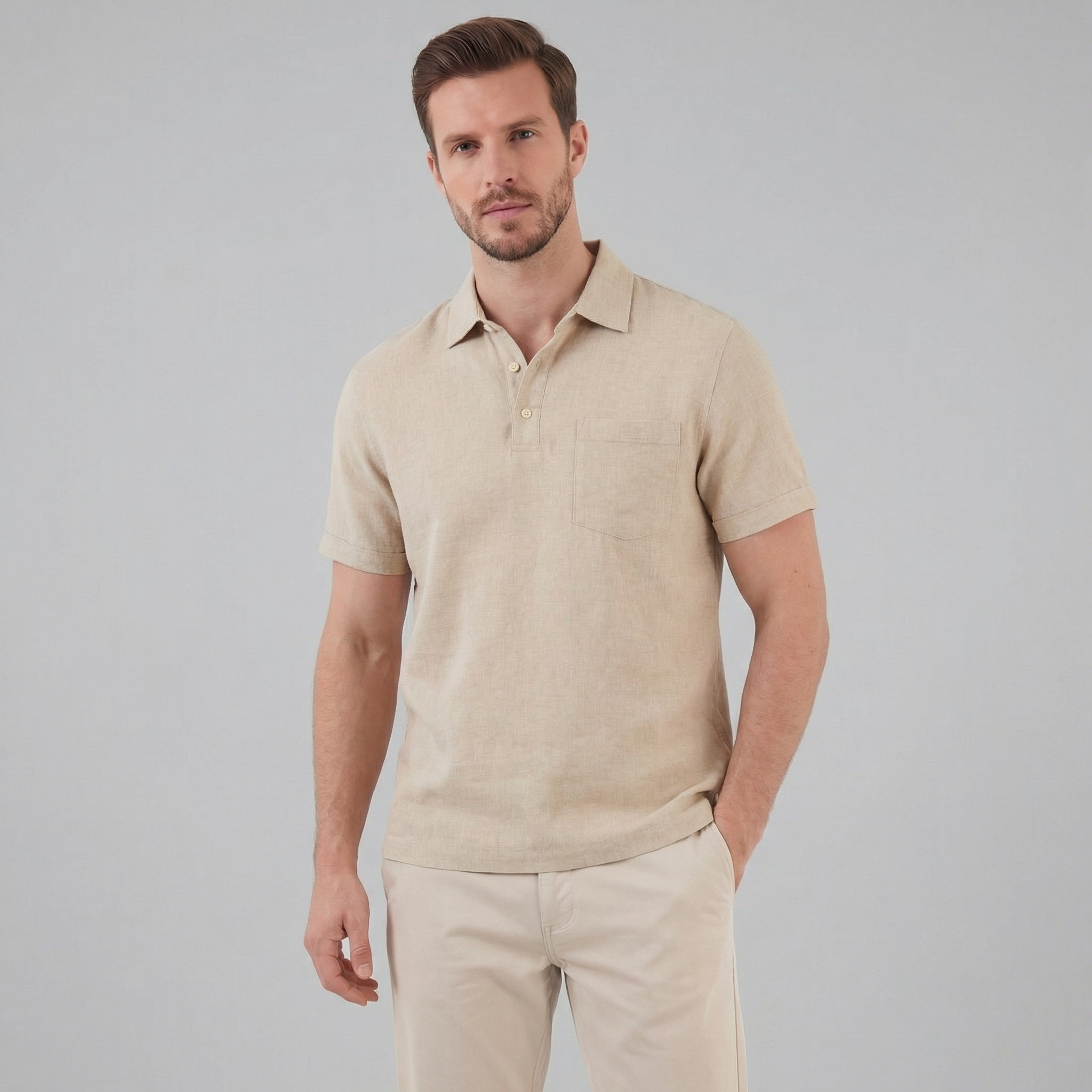 Polo manches courtes homme | t-shirt d'été décontracté