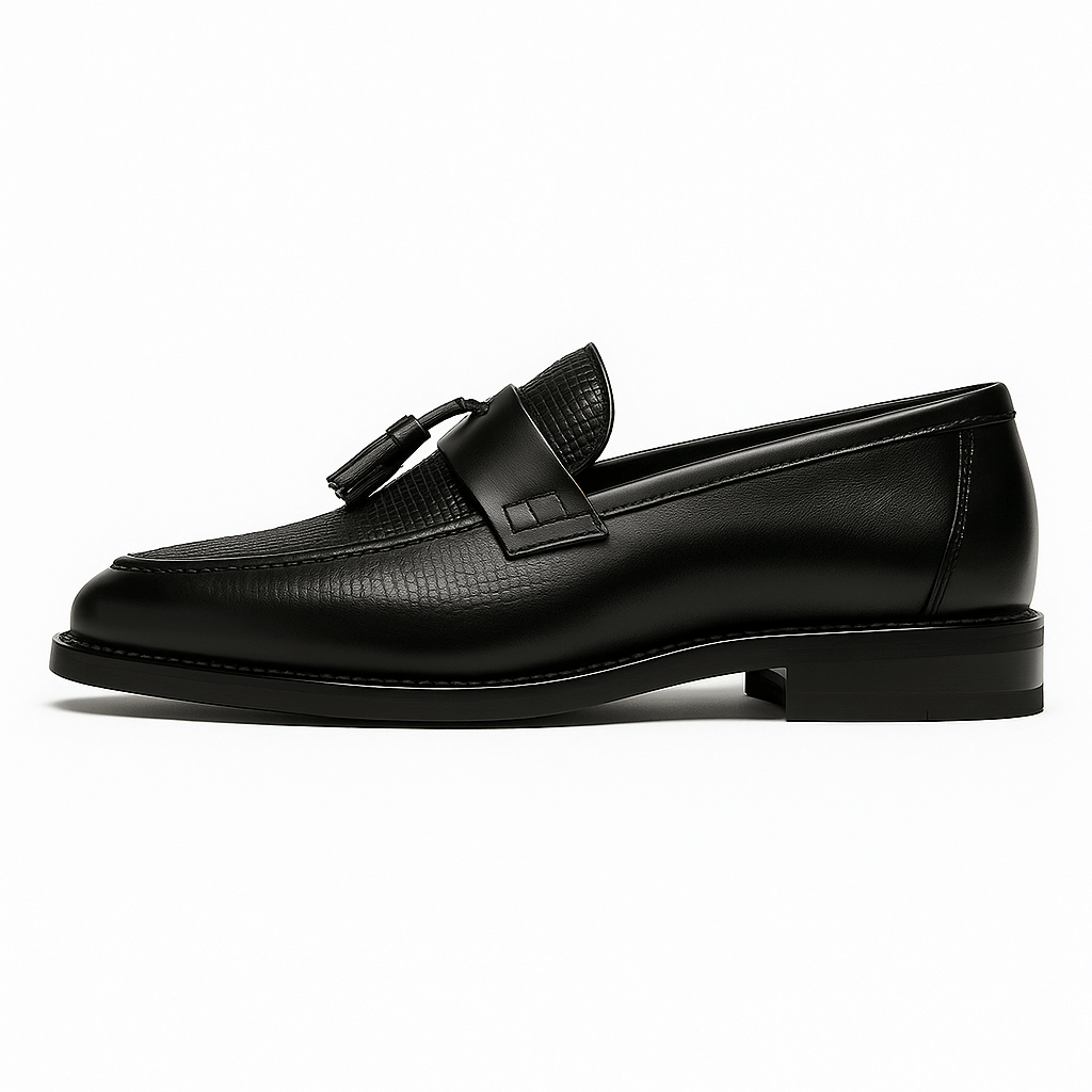 Mocasini împletiți pentru bărbați — stil slip-on pentru evenimente