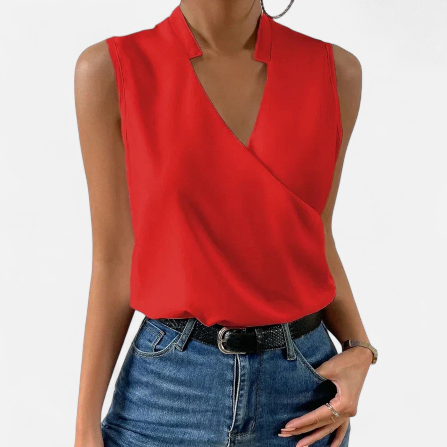 Eliaro Moda | Blusa de Verano con Escote en V para Mujer – Ligereza Casual, Estilo Atemporal