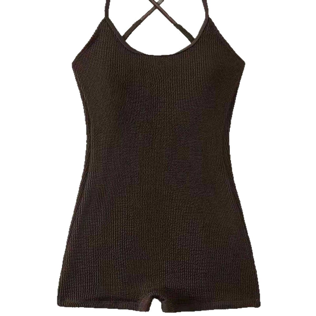 Maillot de bain sportif pour femme - coupe une pièce avec bretelles - natation