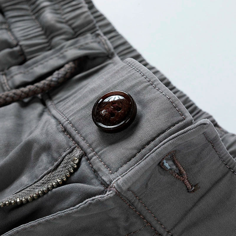 Cargo shorts — durable cotton with multiple pockets — casual
