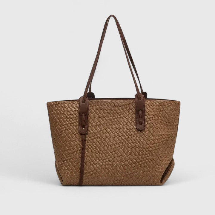 Velká proplétaná dámská taška shopper tote