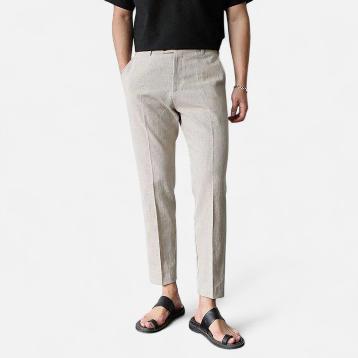 Eliaro Moda | Pantalones de Lino para Hombre – Silueta Atemporal con Estética Old Money y Frescura Natural
