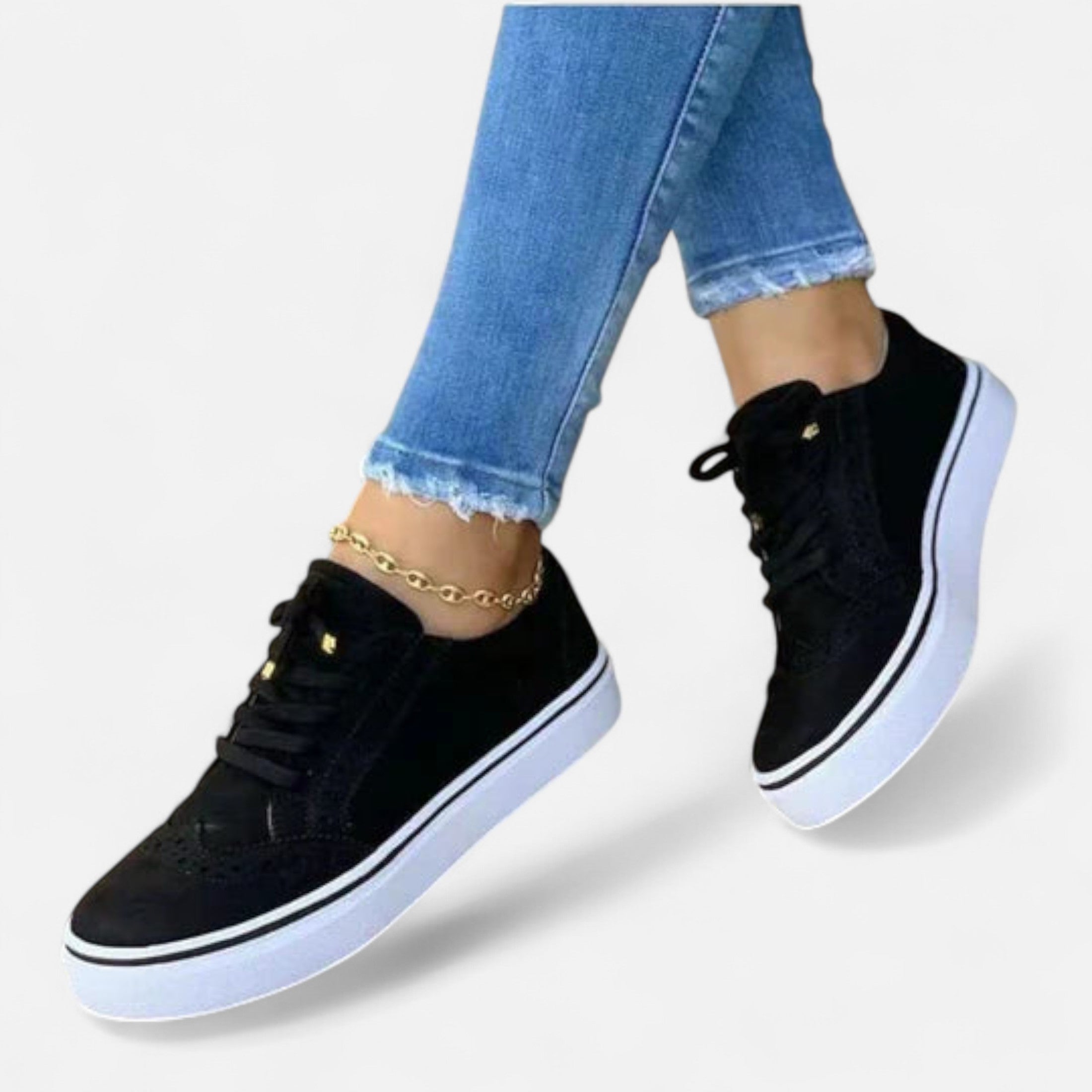 Eliaro Moda | Zapatillas Mujer Punta Redonda Color Sólido