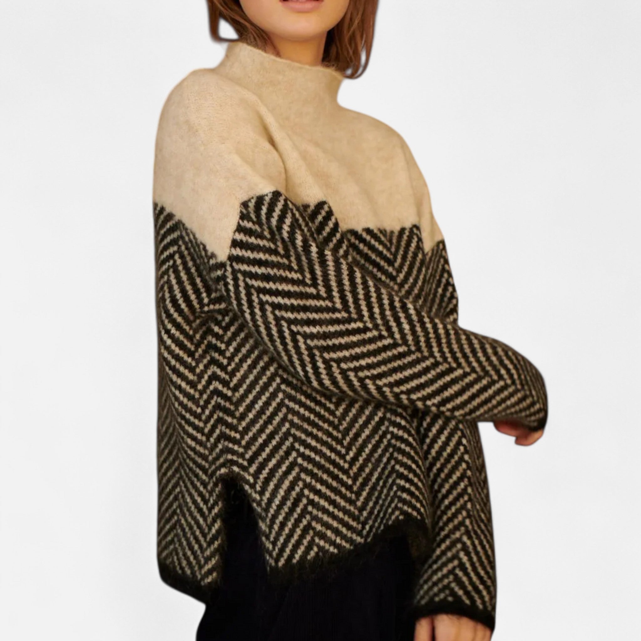 Eliaro Moda | Suéter Mujer Cuello Alto Cachemira Premium