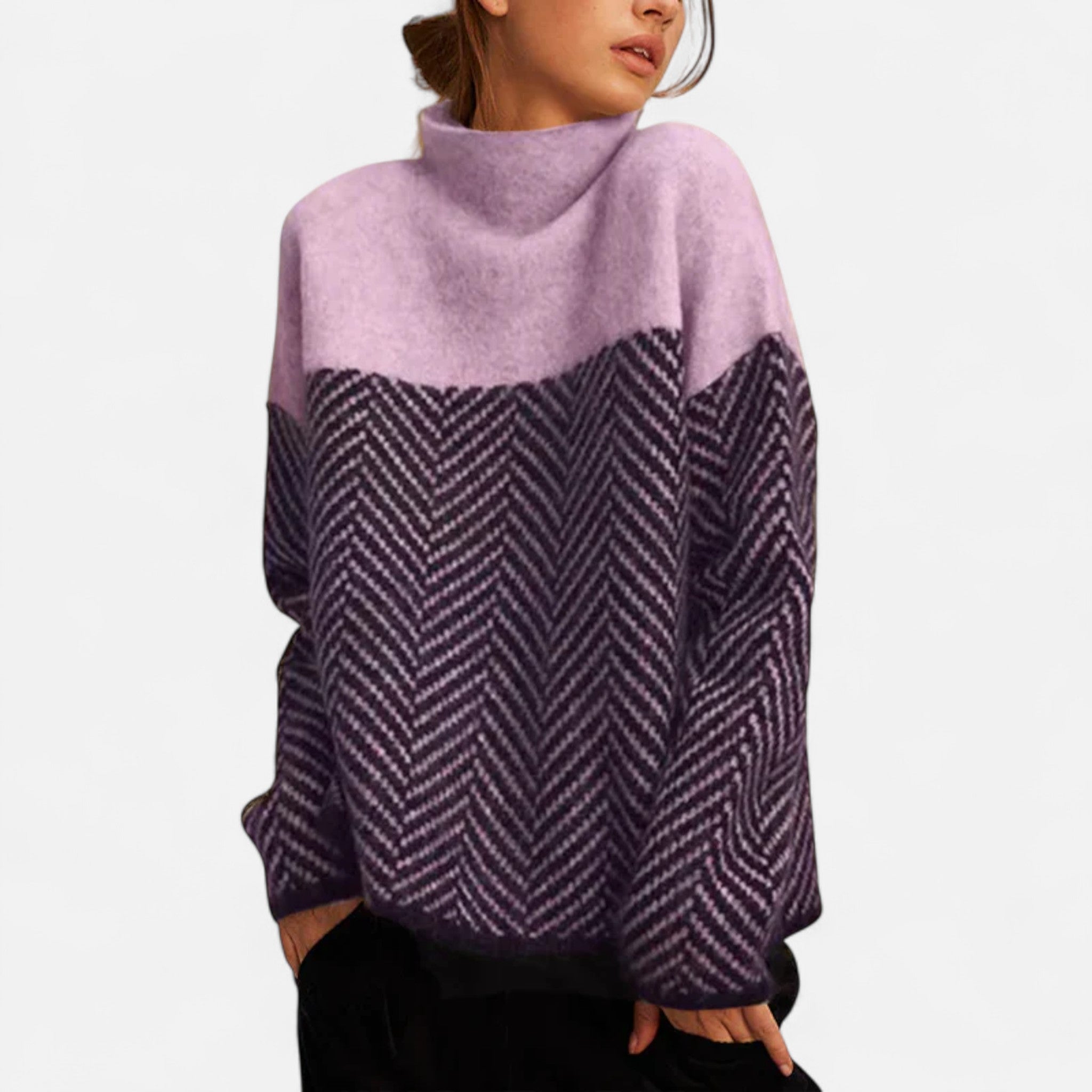 Eliaro Moda | Suéter Mujer Cuello Alto Cachemira Premium