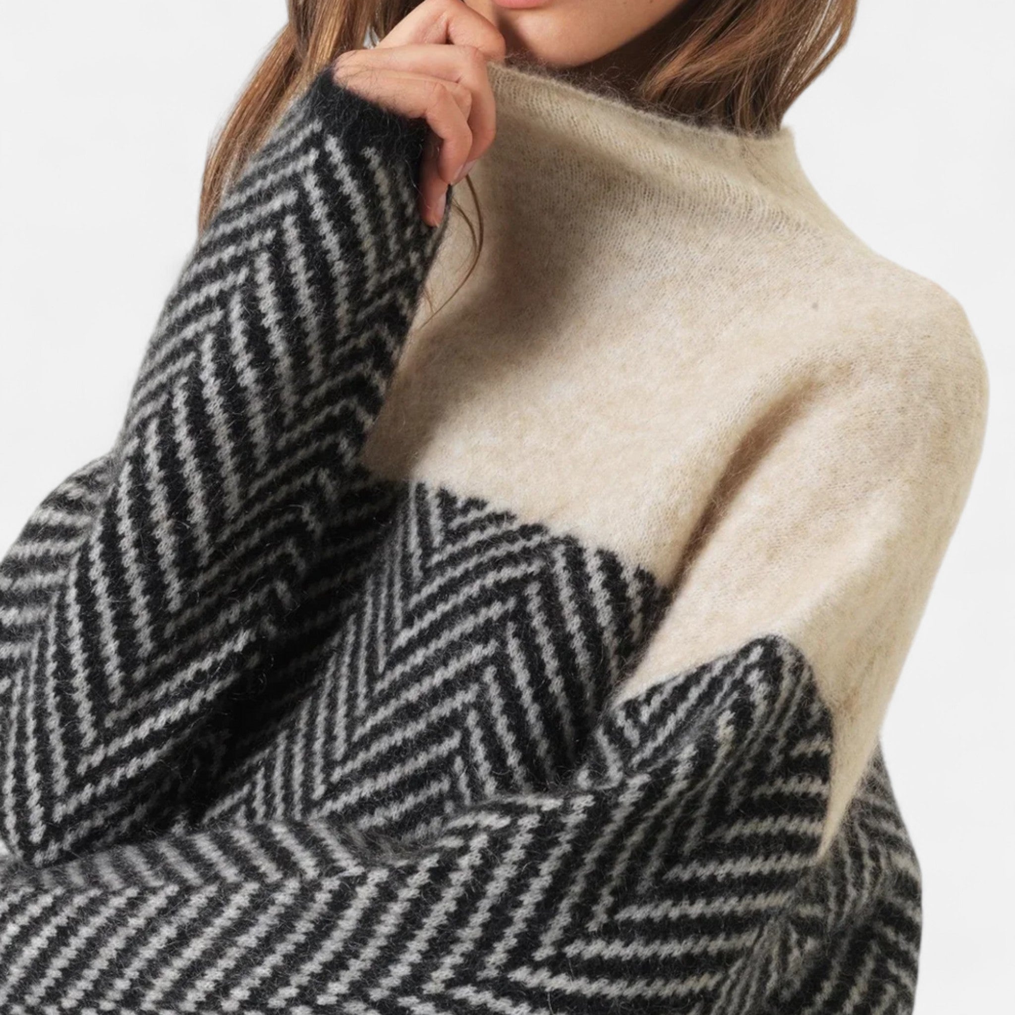Eliaro Moda | Suéter Mujer Cuello Alto Cachemira Premium