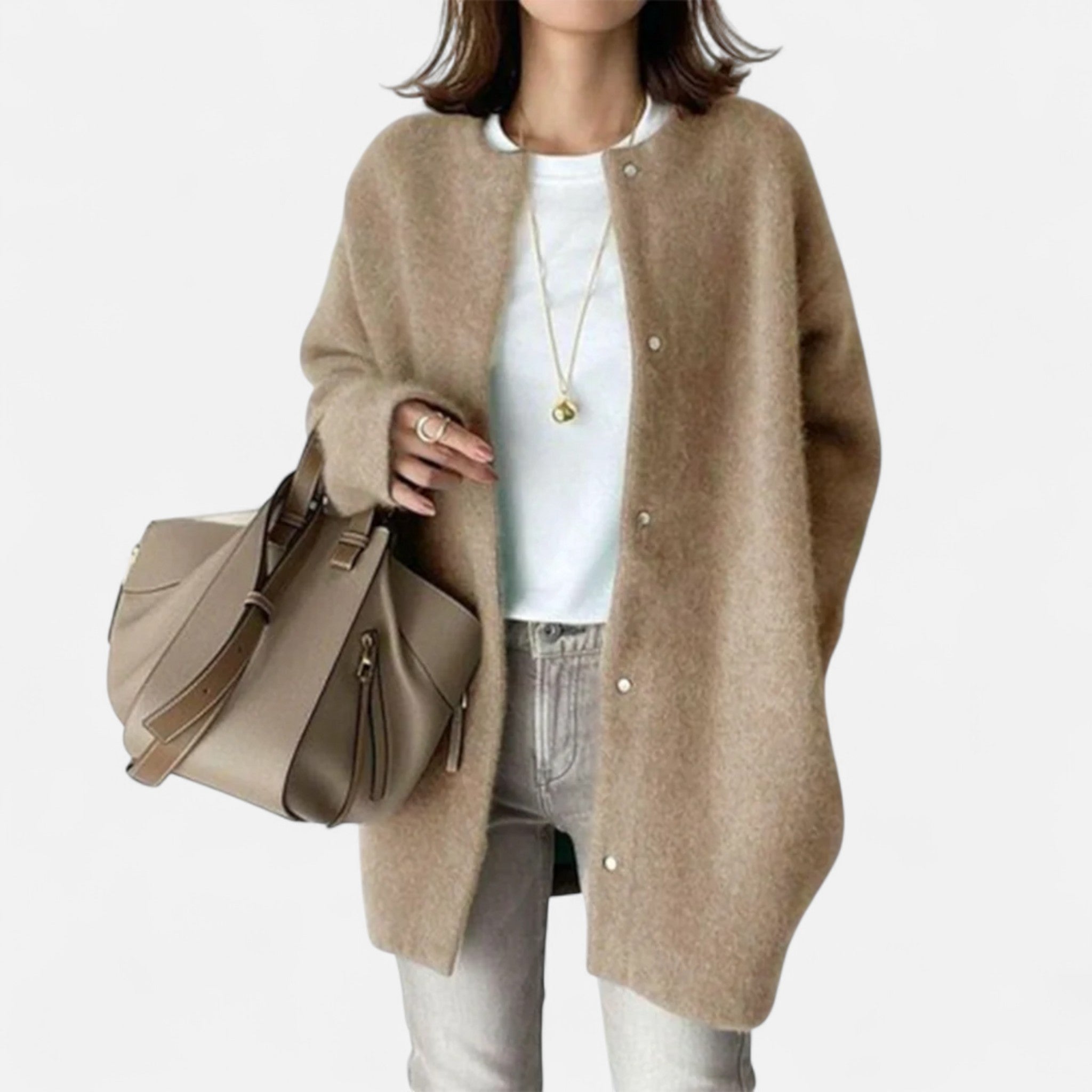 Eliaro Moda | Cárdigan Oversize Mujer Punto Suave y Elegancia Casual
