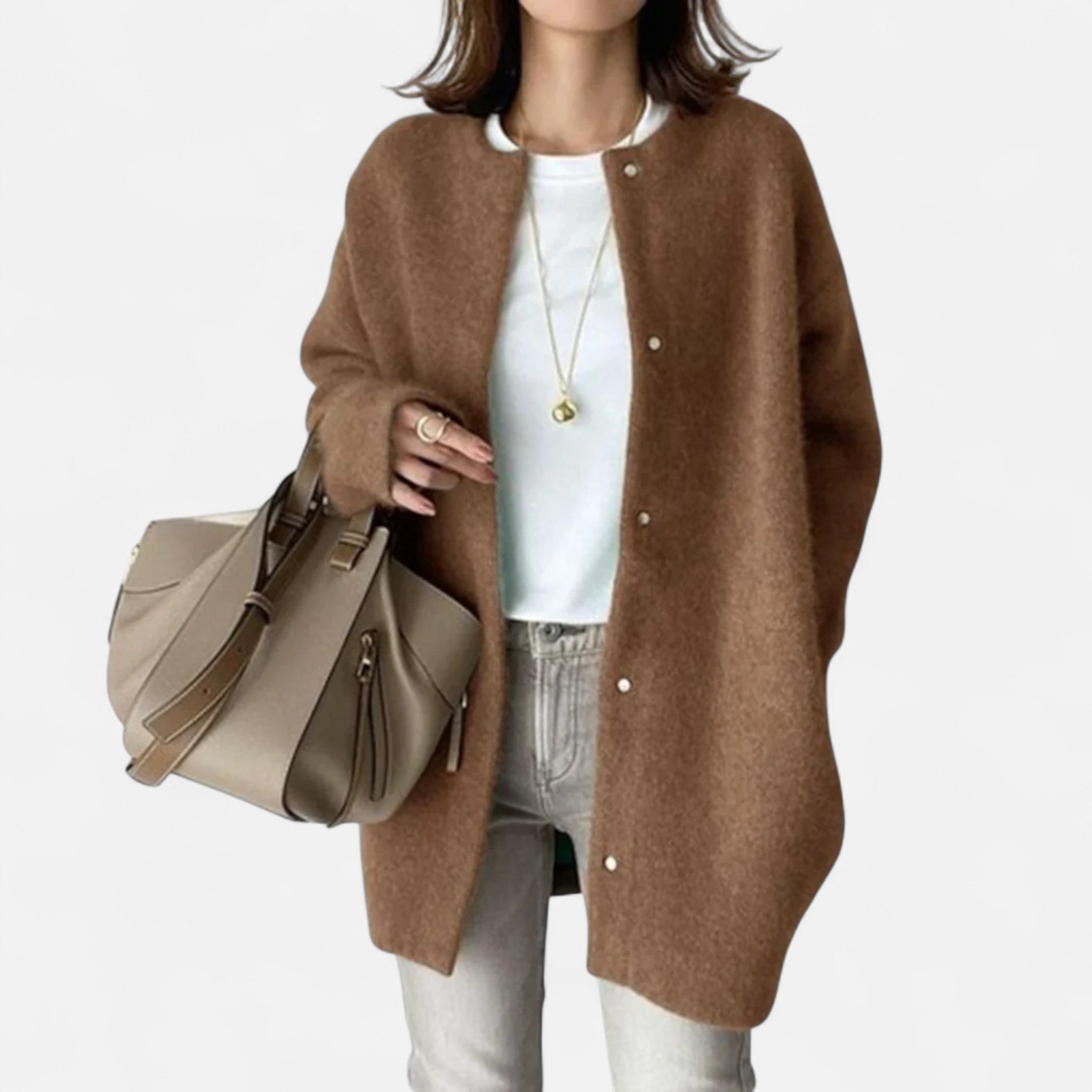 Eliaro Moda | Cárdigan Oversize Mujer Punto Suave y Elegancia Casual