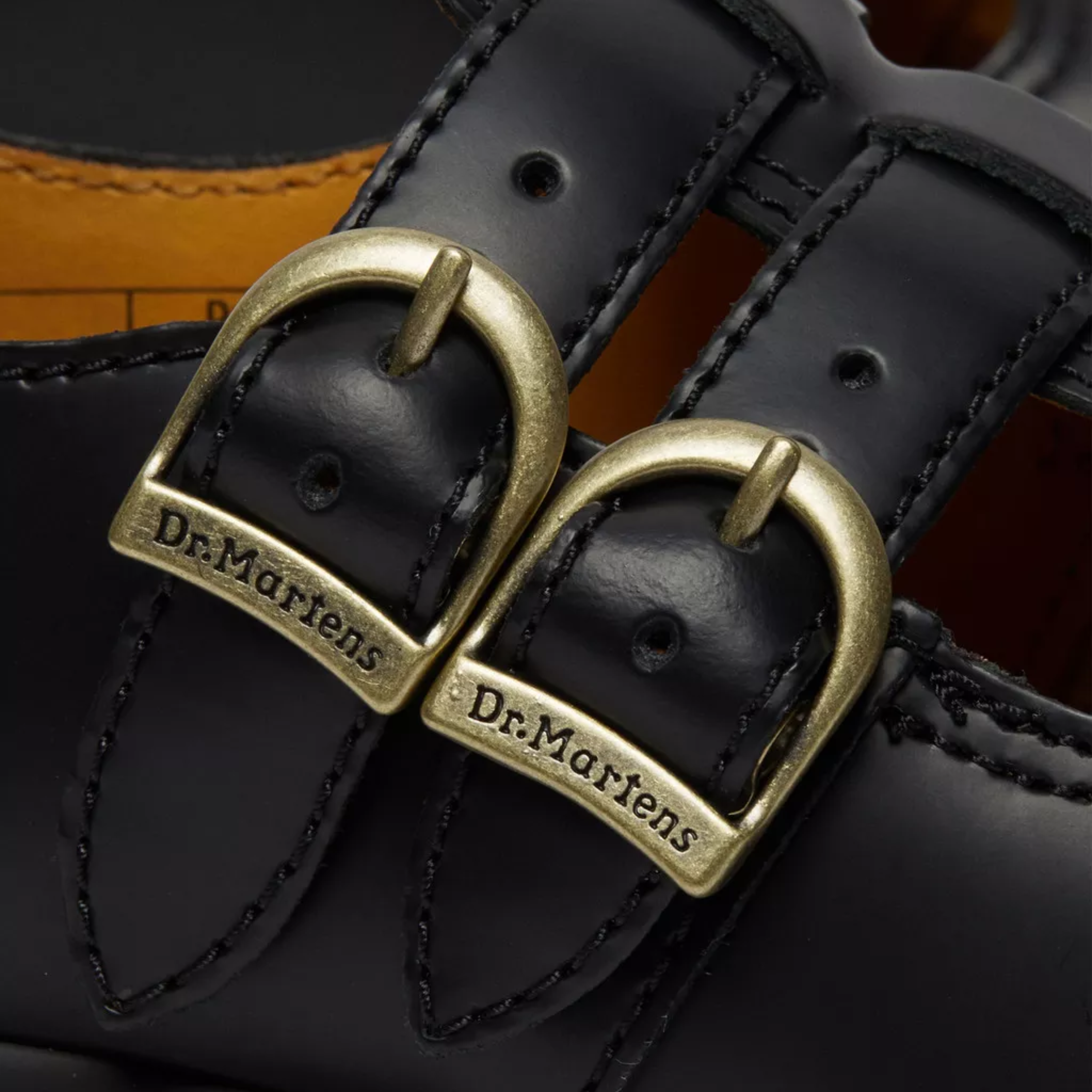 Women's Leather Mary Jane Shoes with Rubber Sole and Round Toe