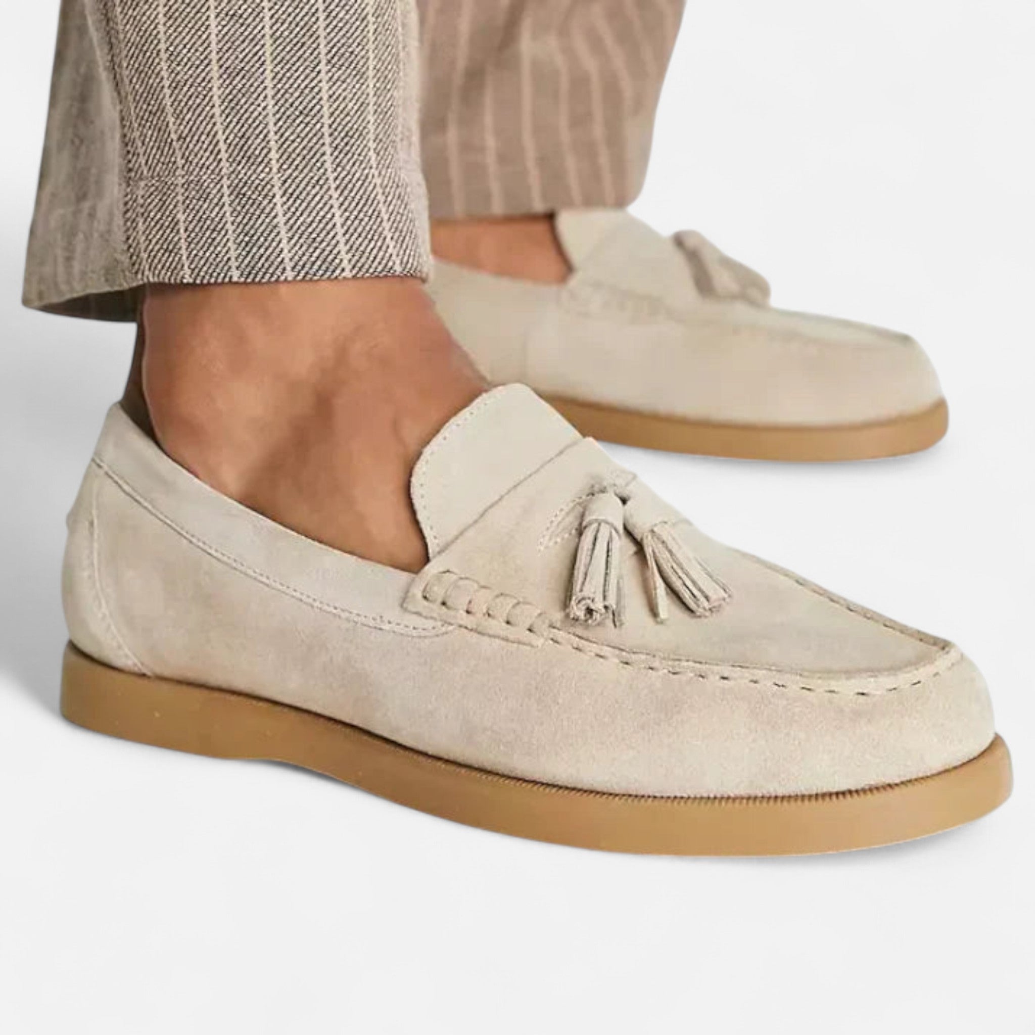 Eliaro Moda | Mocasines Hombre Ante Premium Suela Antideslizante