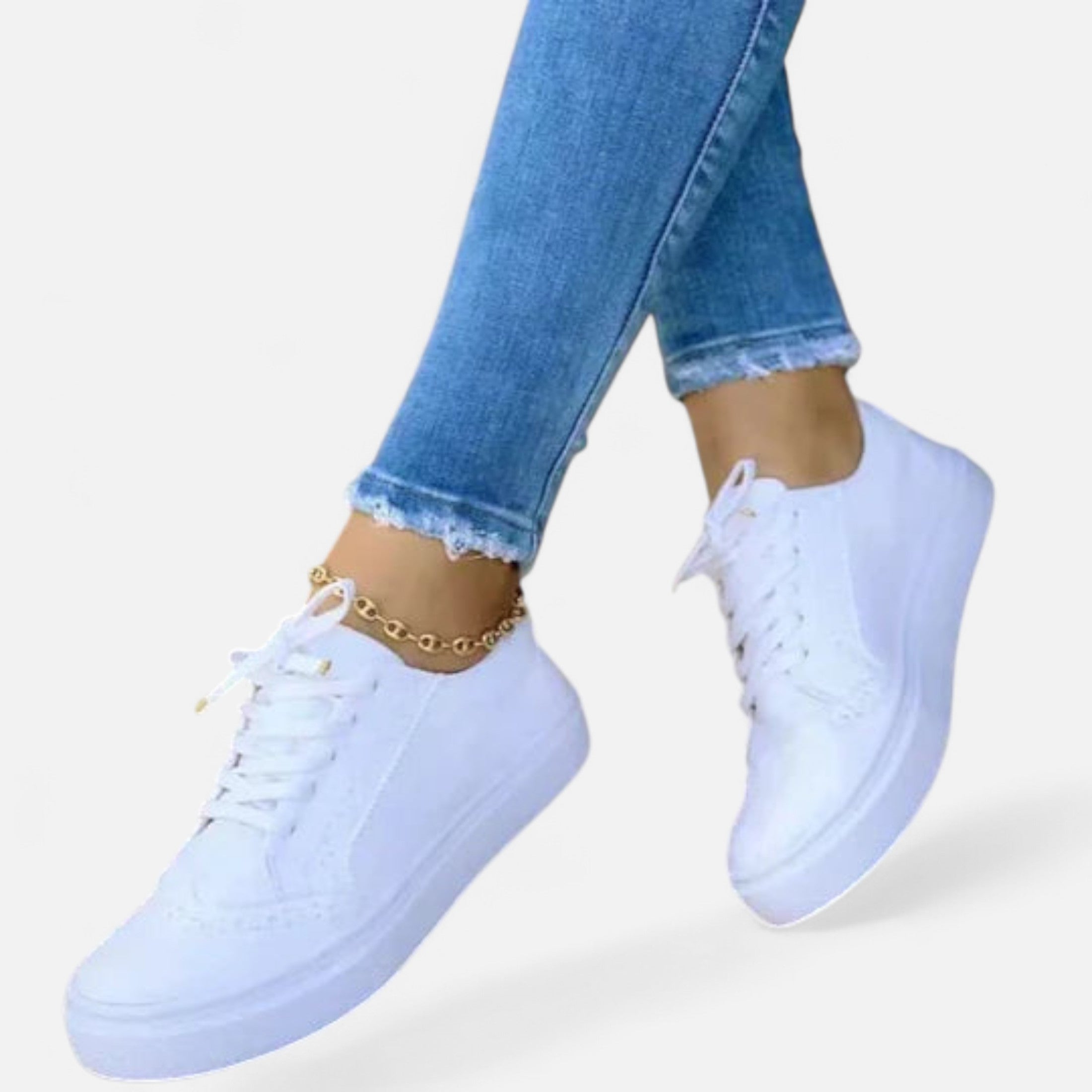 Eliaro Moda | Zapatillas Mujer Punta Redonda Color Sólido