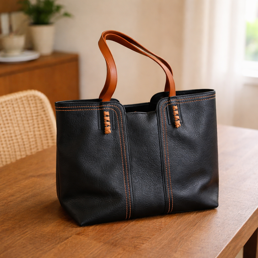 Dámská taška tote shopper se strukturovaným tvarem