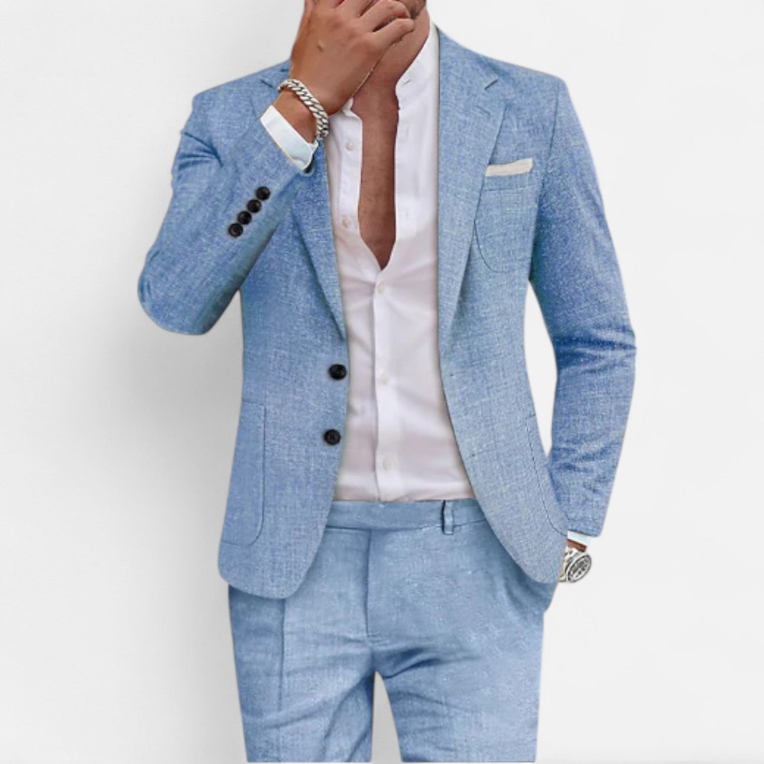 Eliaro Moda | Traje de Verano para Hombre – Elegancia Ligera con Máximo Confort para la Temporada Cálida
