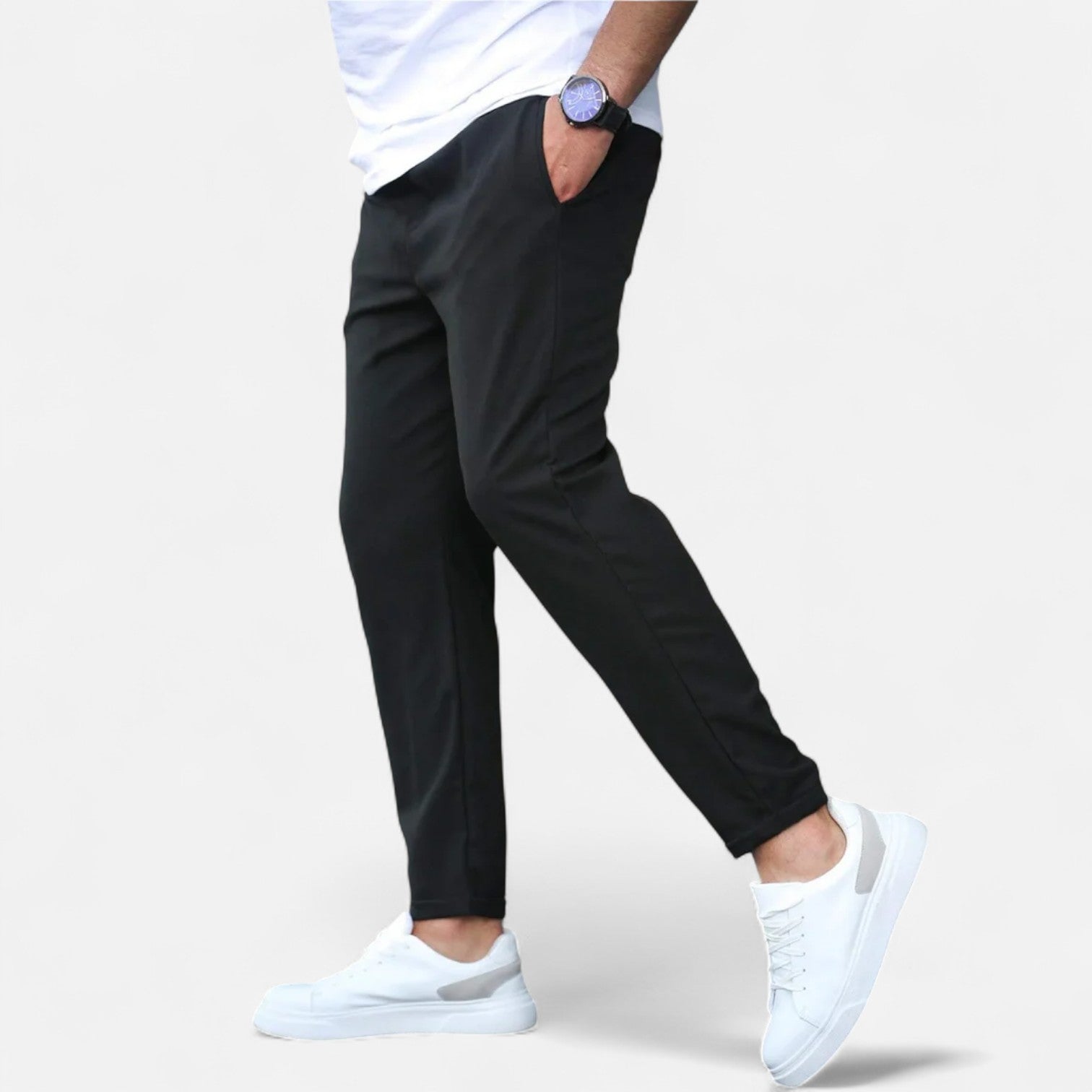 Eliaro Moda | Pantalones Elásticos para Hombre – Comodidad Dinámica, Estilo Sofisticado