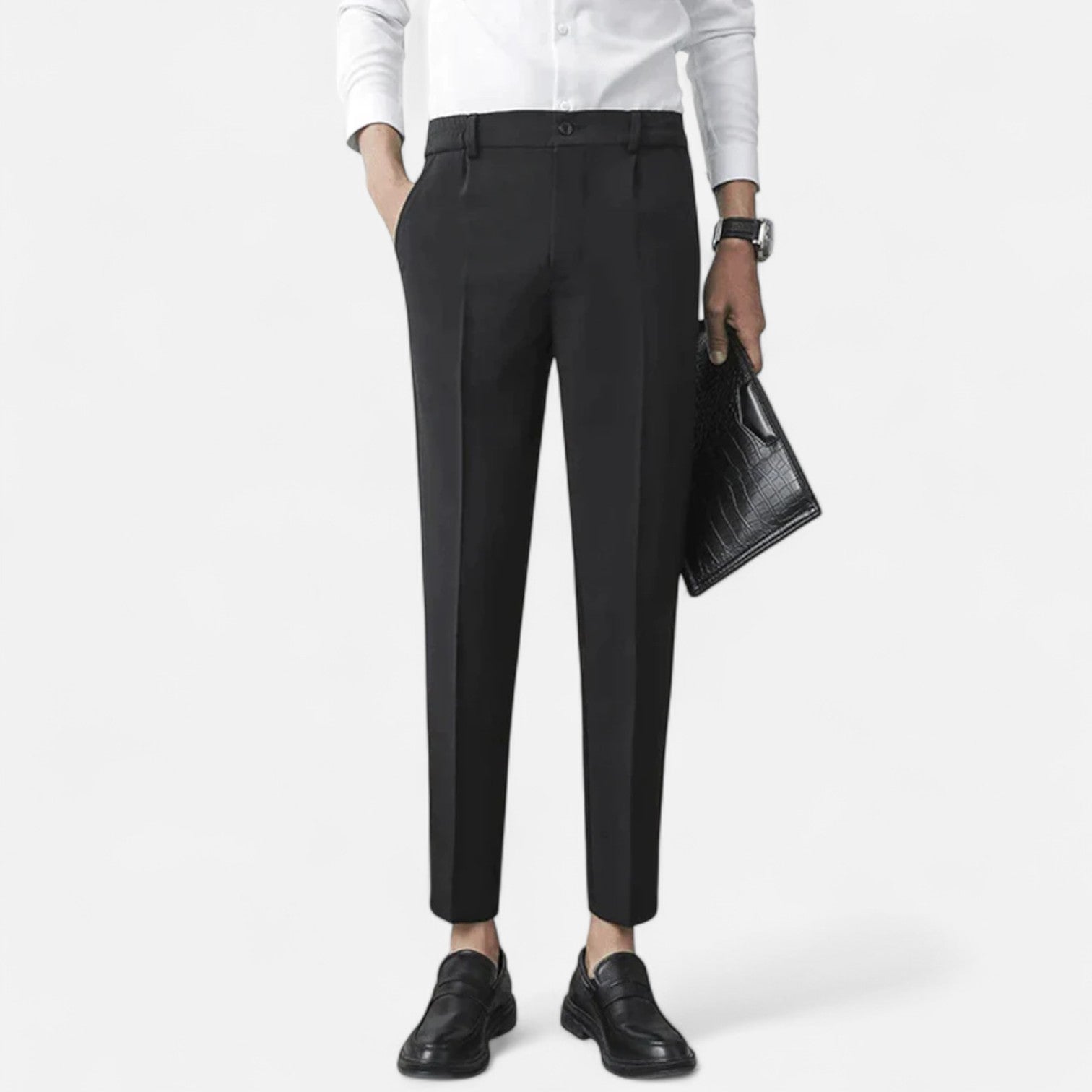 Eliaro Moda | Pantalones Stretch para Hombre – Flexibilidad Dinámica, Estilo Contemporáneo