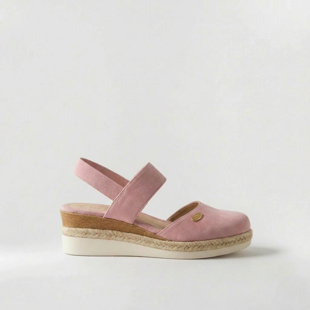 Sandale cu Platformă Stil Espadrile pentru Femei Pantofi cu Platformă din In