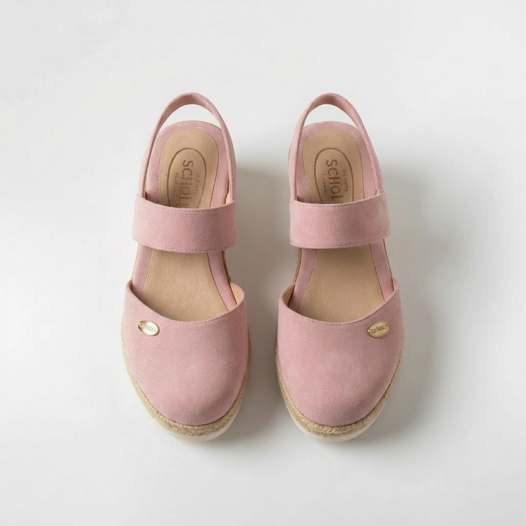 Sandale cu Platformă Stil Espadrile pentru Femei Pantofi cu Platformă din In
