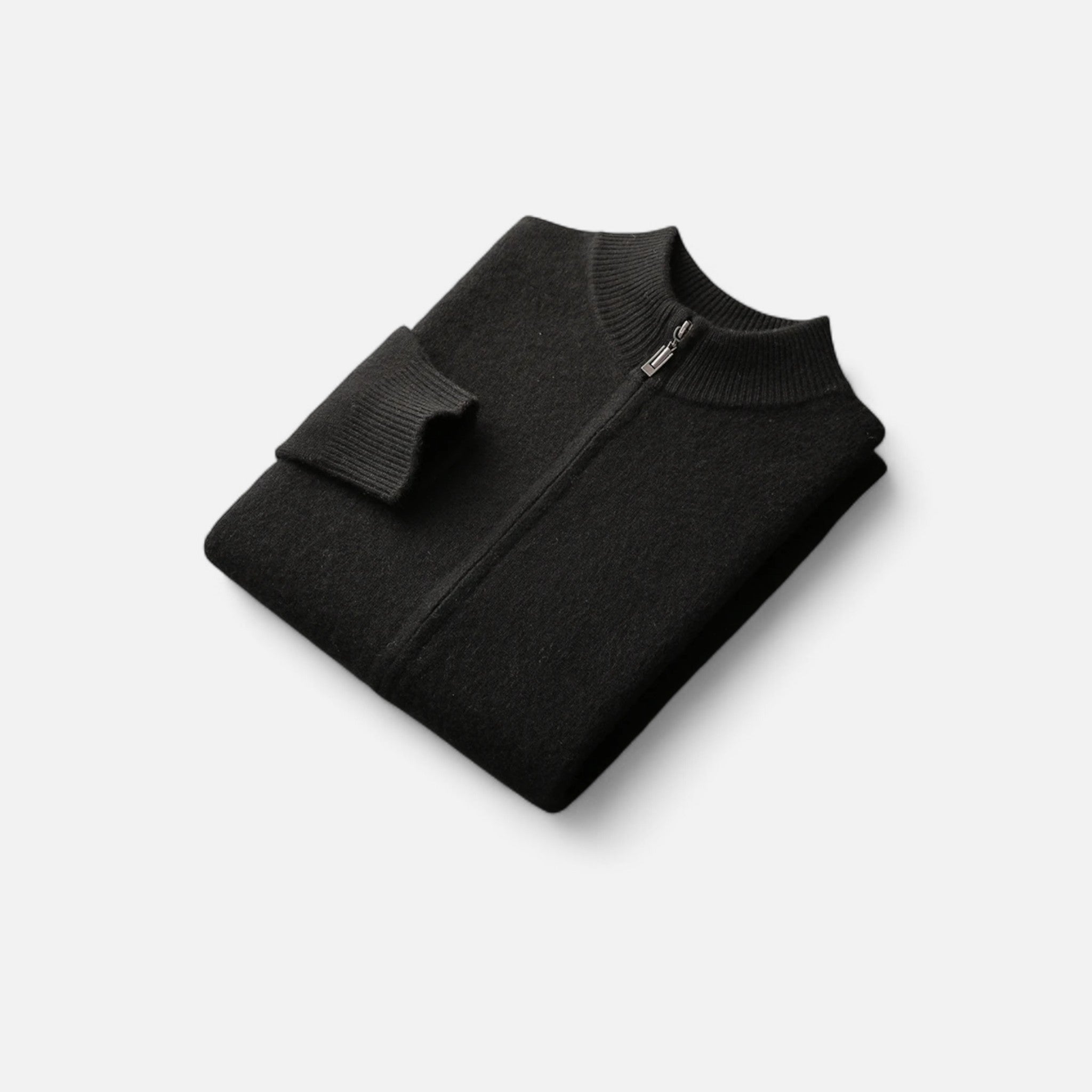 Eliaro Moda | Suéter Hombre Lana Merino Cuello Alto Cremallera