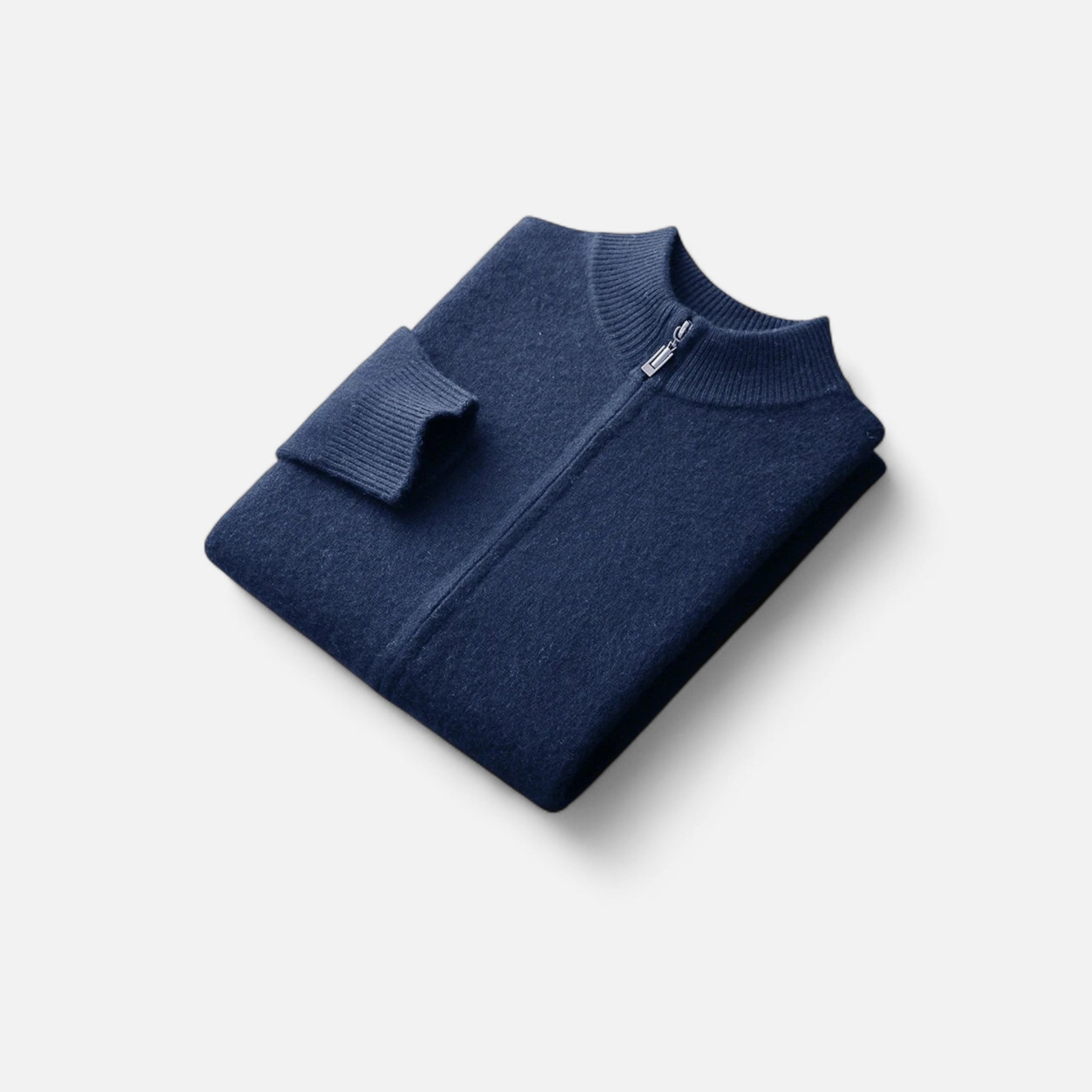 Eliaro Moda | Suéter Hombre Lana Merino Cuello Alto Cremallera