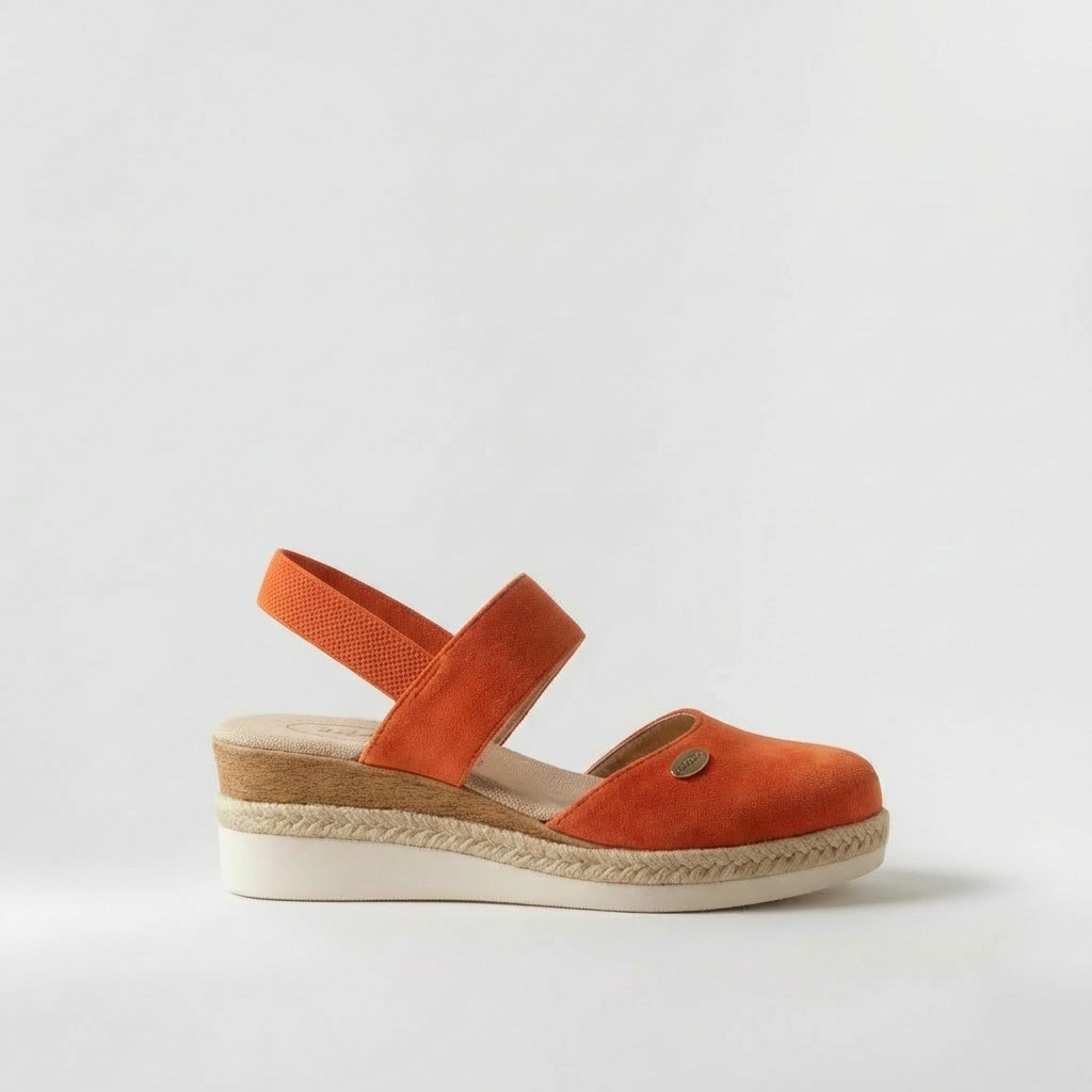 Sandale cu Platformă Stil Espadrile pentru Femei Pantofi cu Platformă din In